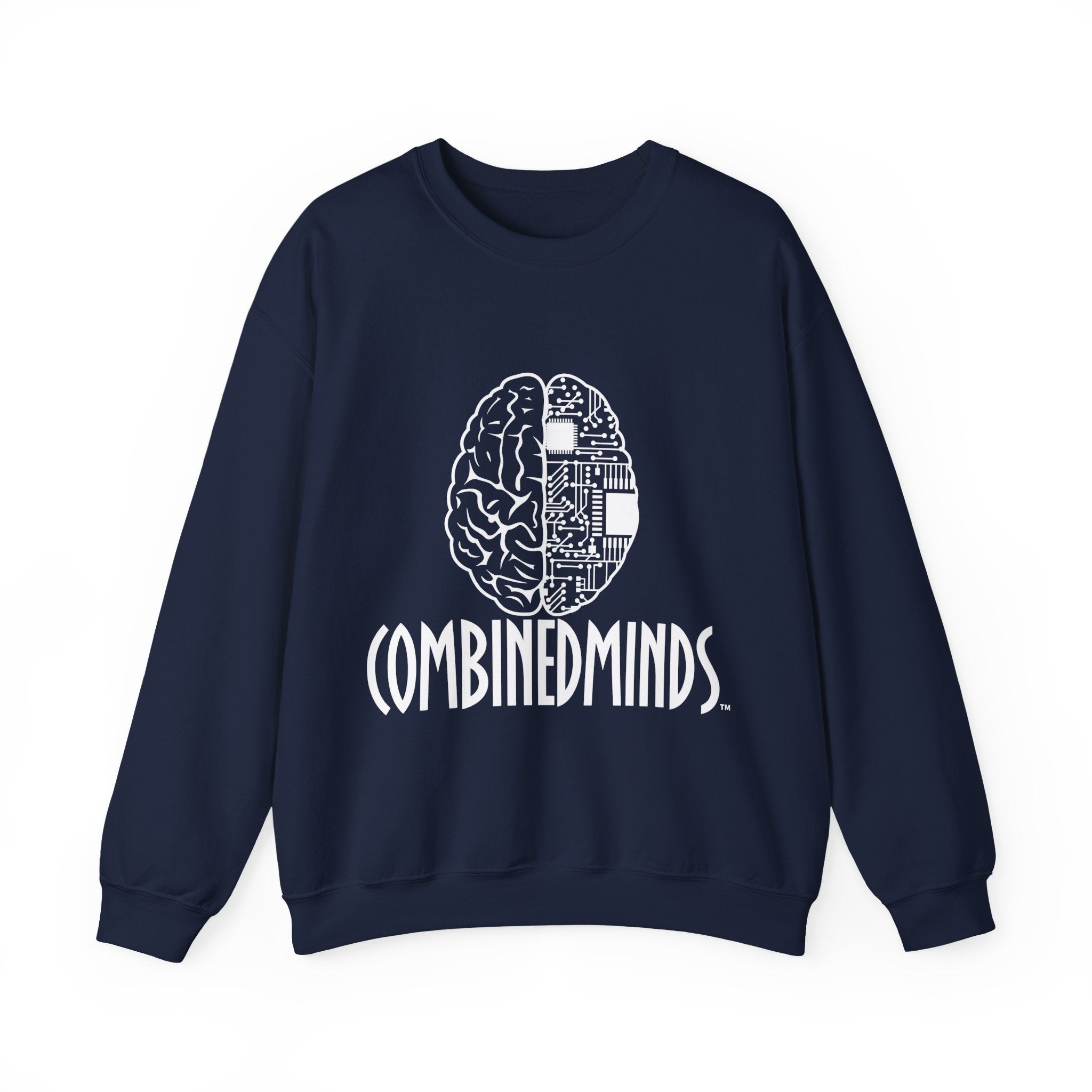 Combinedminds Crewneck Sweatshirt White Logo