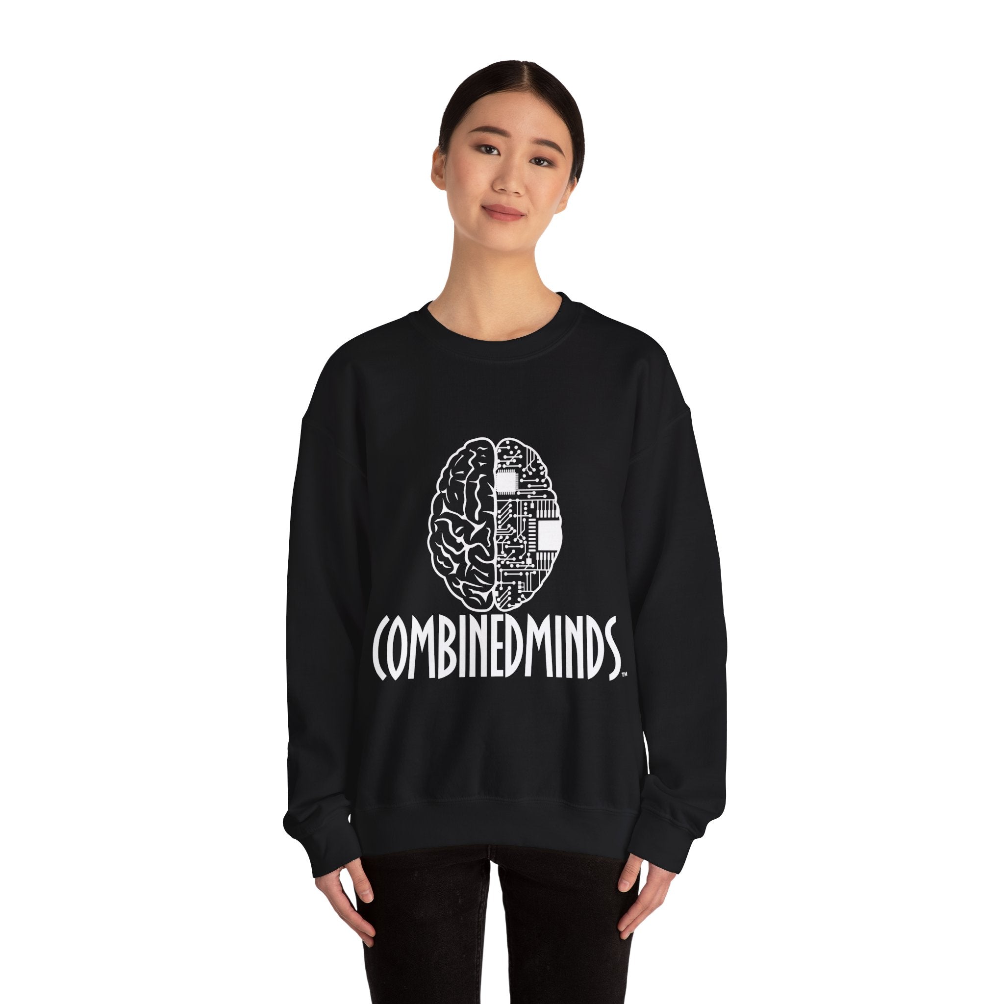 Combinedminds Crewneck Sweatshirt White Logo