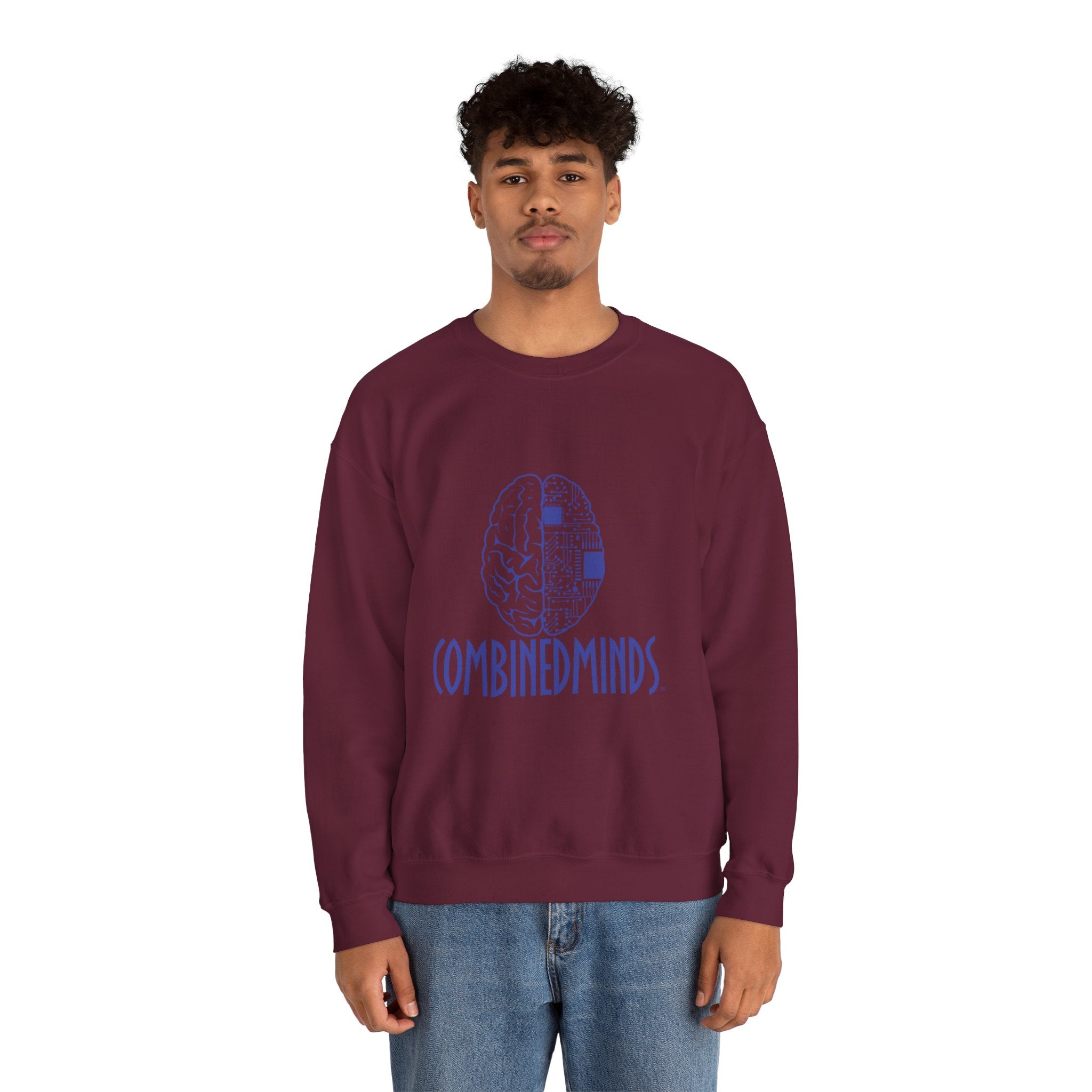 Combinedminds Crewneck Sweatshirt Royal Logo