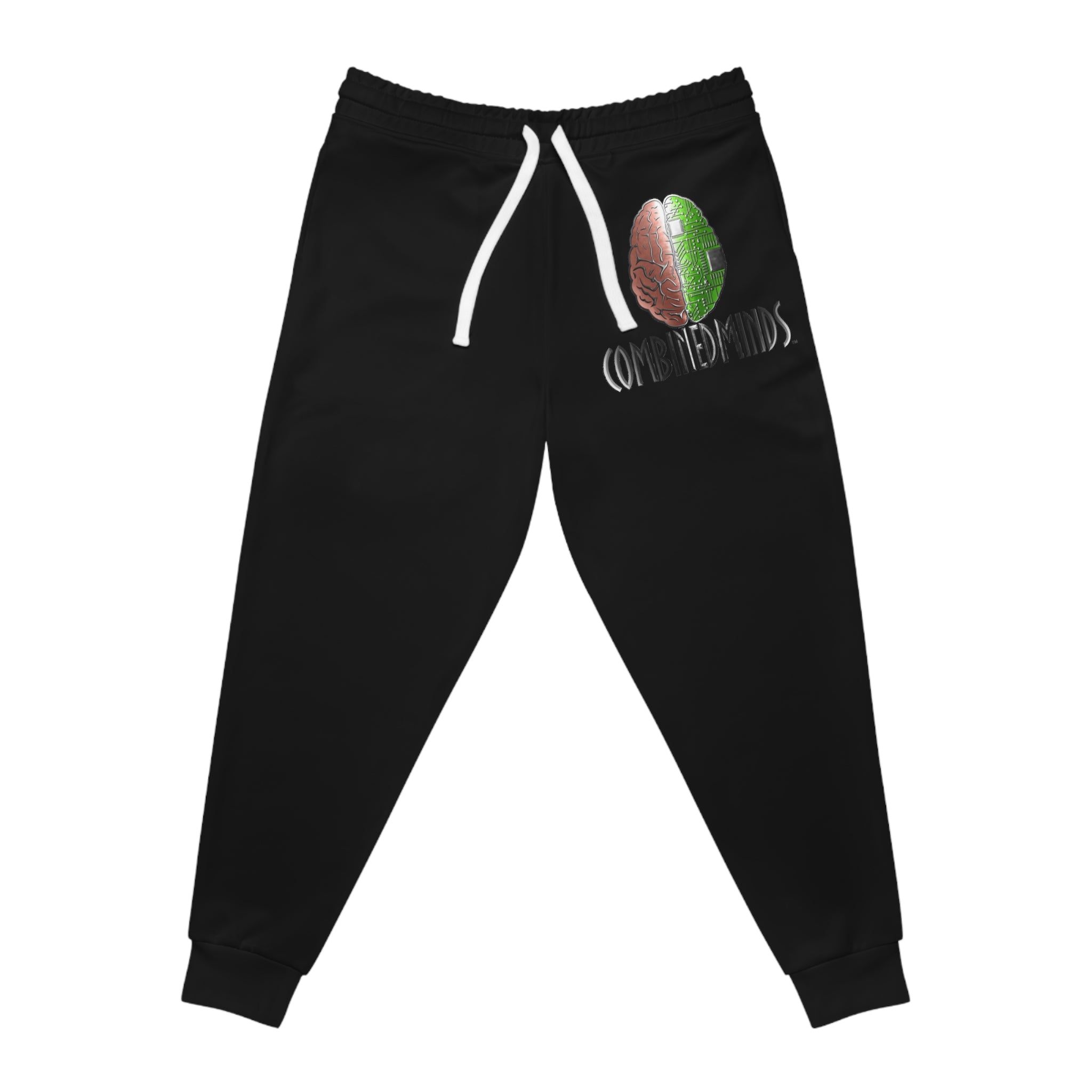 CombinedMinds Athletic Joggers Black/Color Logo