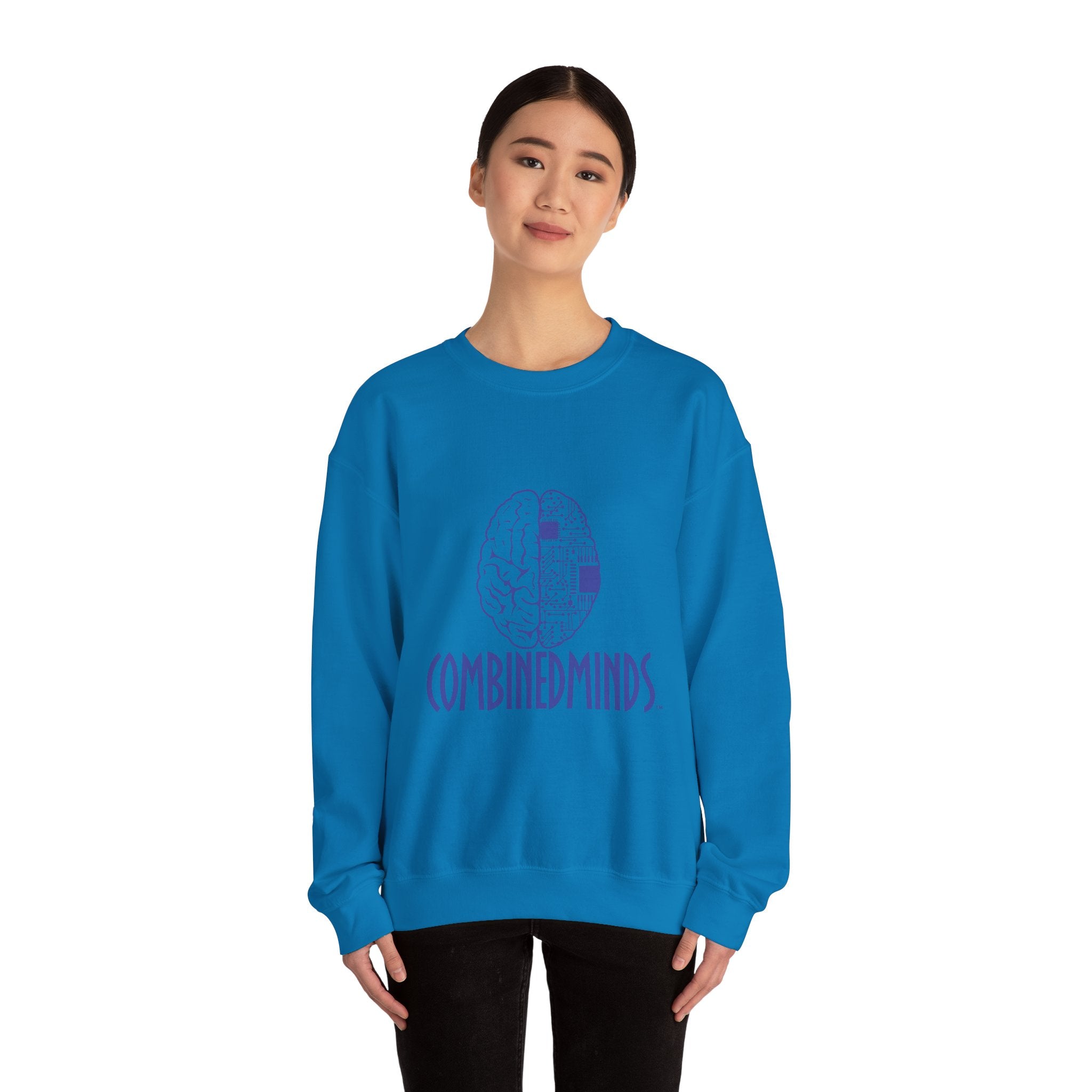 Combinedminds Crewneck Sweatshirt Royal Logo