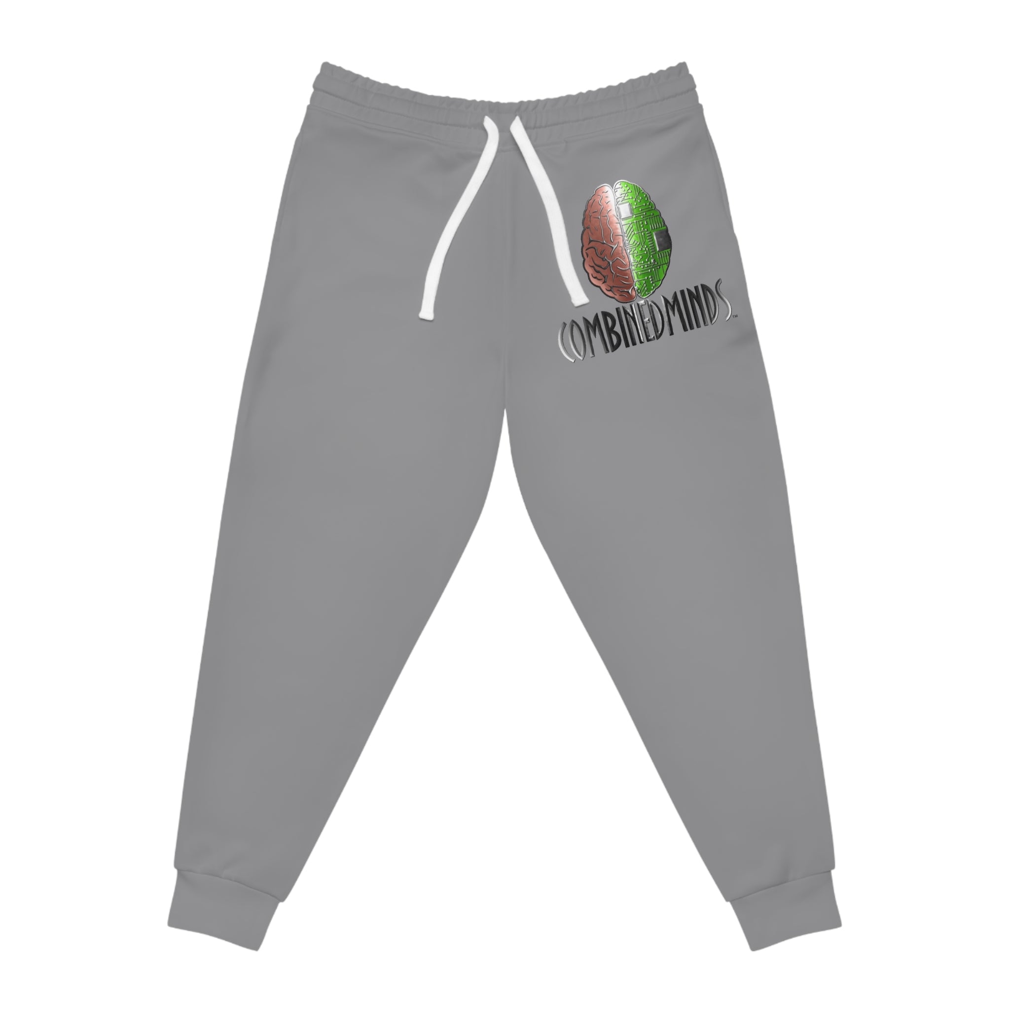 CombinedMinds Athletic Joggers Grey/Color Logo