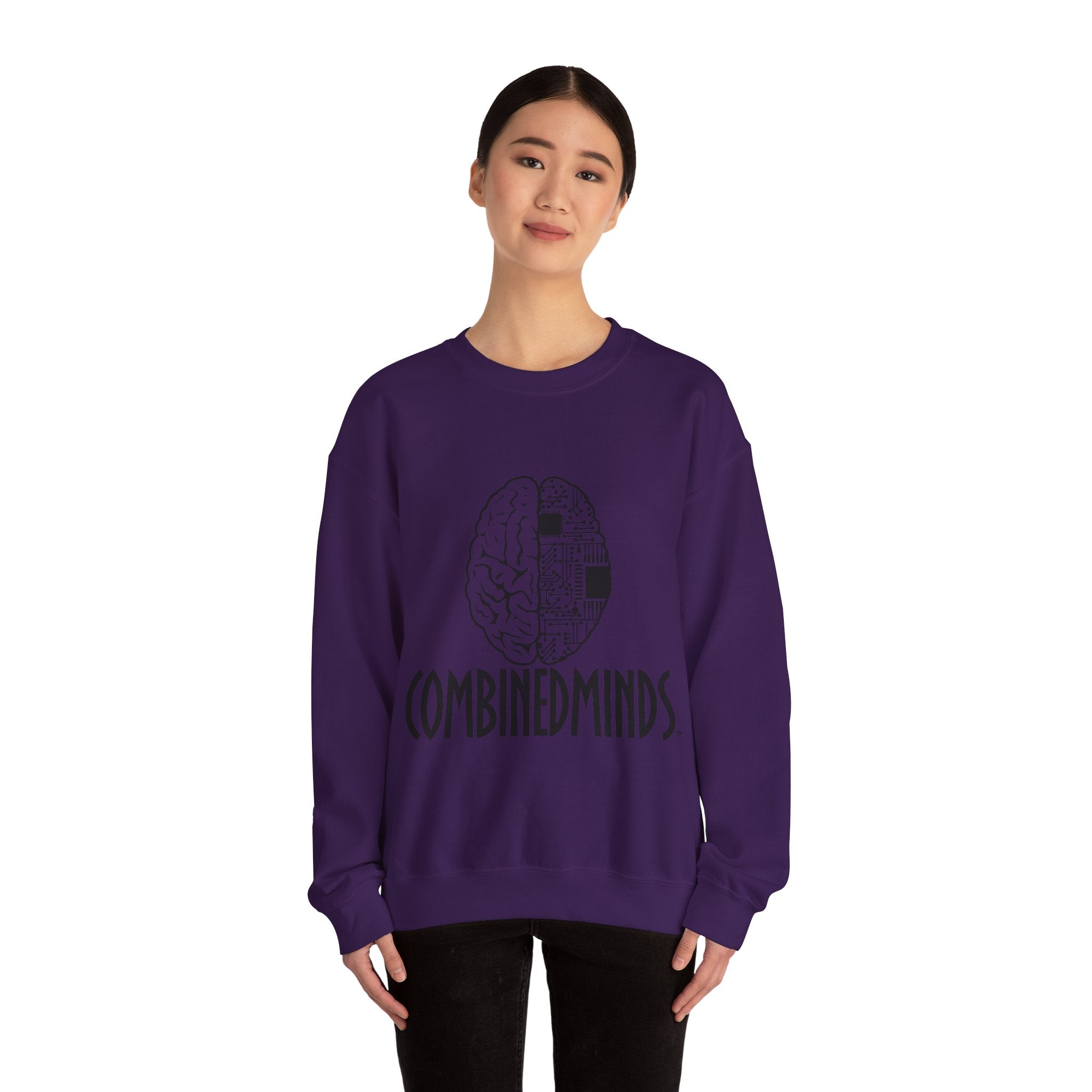 Combinedminds Crewneck Sweatshirt Black Logo
