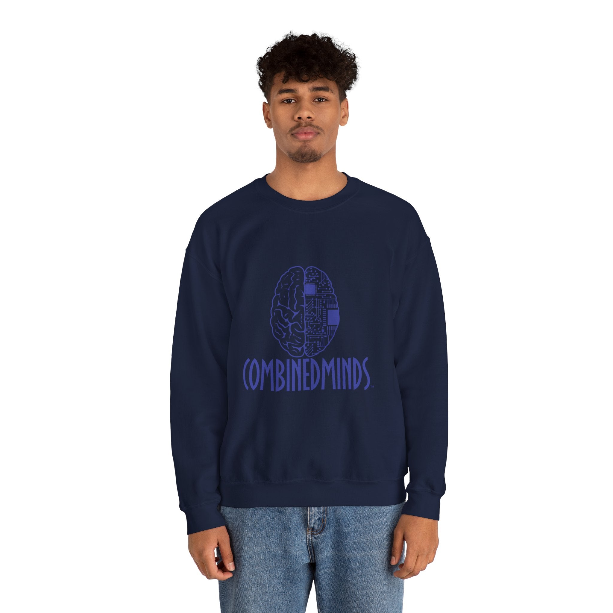 Combinedminds Crewneck Sweatshirt Royal Logo