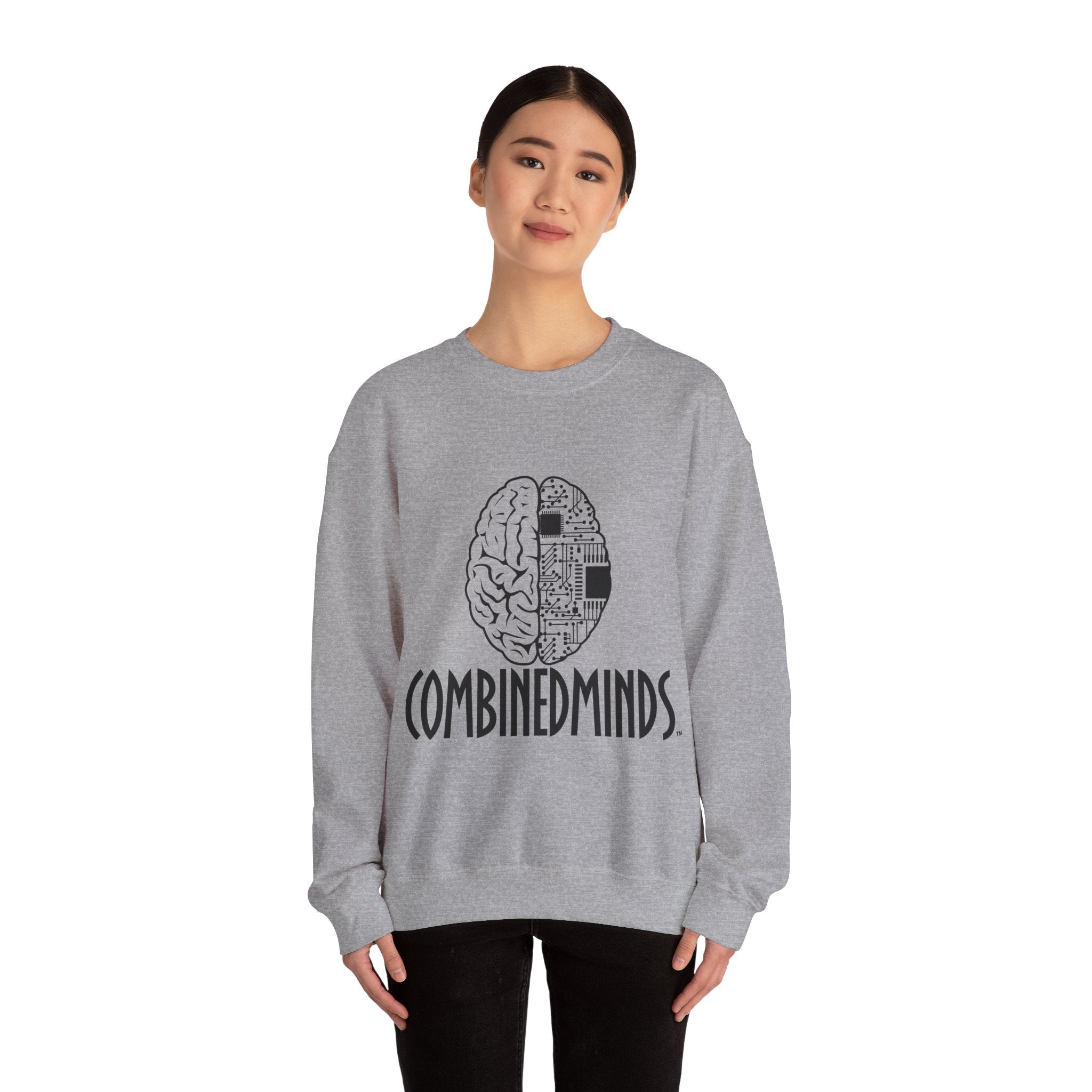 Combinedminds Crewneck Sweatshirt Black Logo