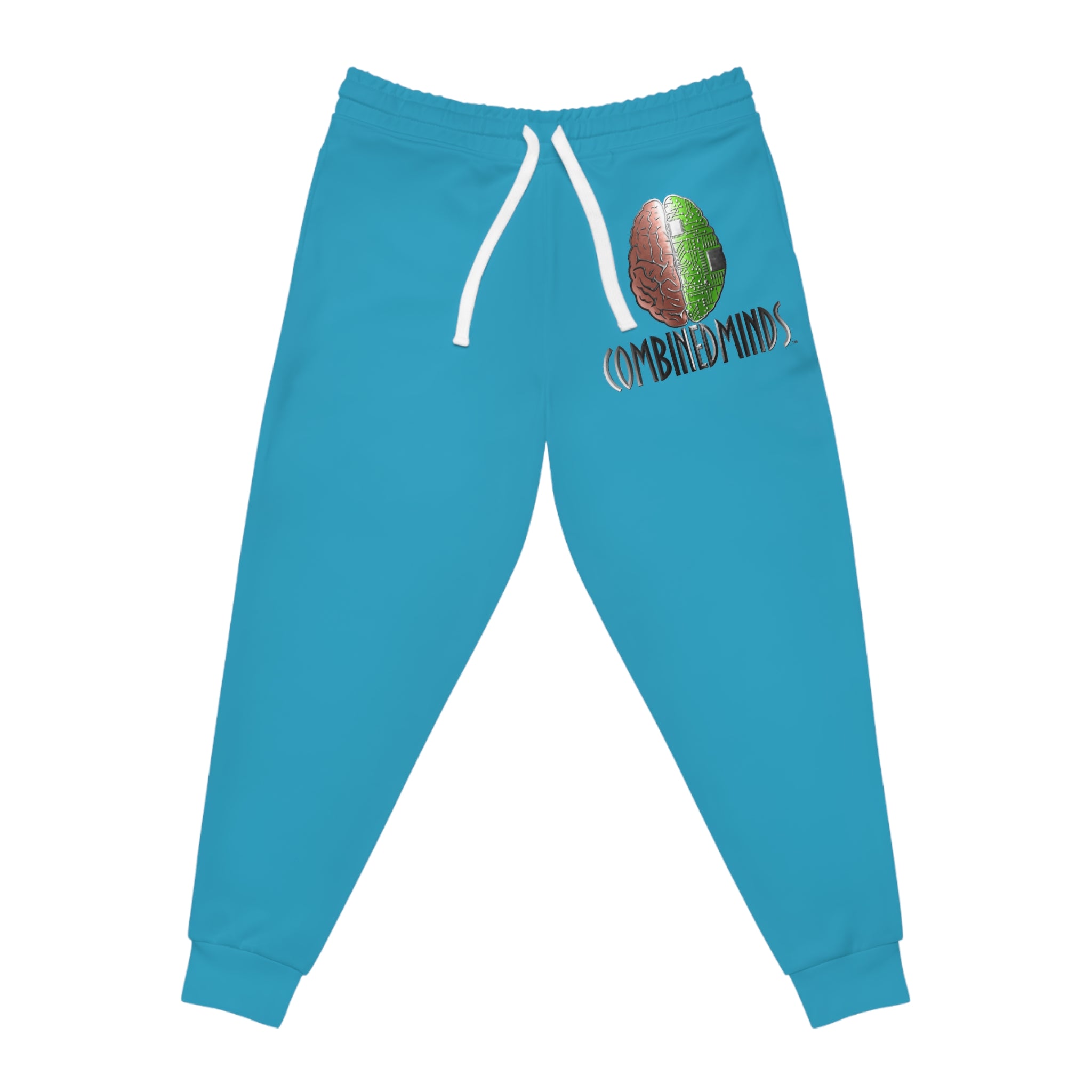 CombinedMinds Athletic Joggers Turquoise/Color Logo