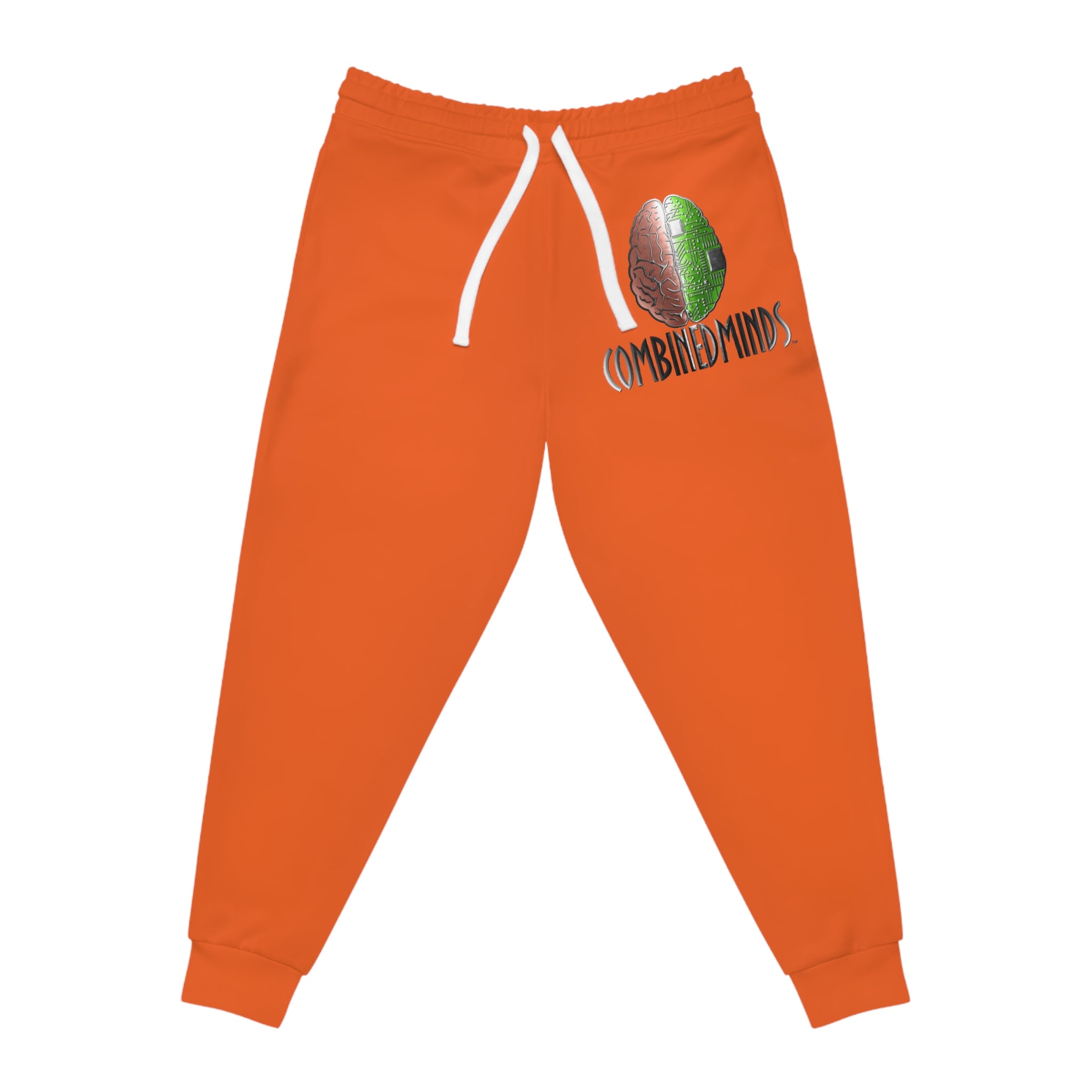 CombinedMinds Athletic Joggers Orange/Color Logo