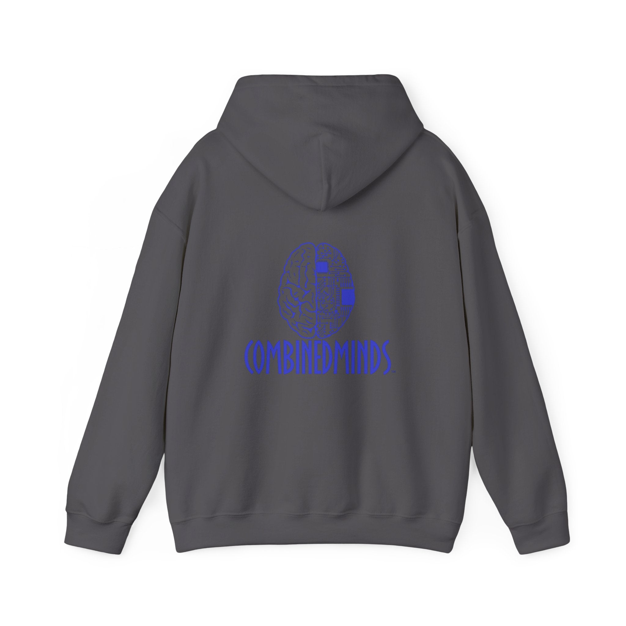 CombinedMinds Unisex Heavy Blend Hooded Sweatshirt-Royal Logo