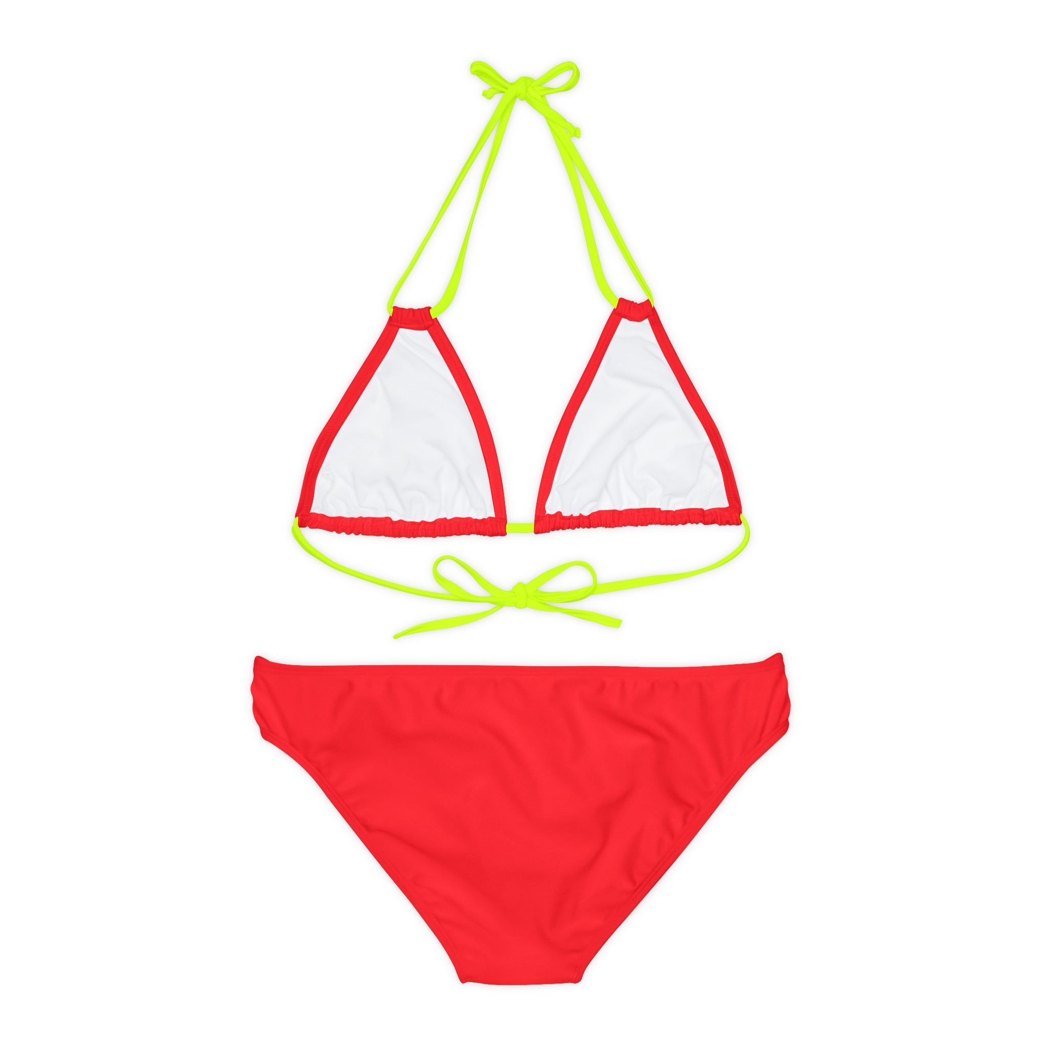 CombinedMinds Strappy Bikini Set Red