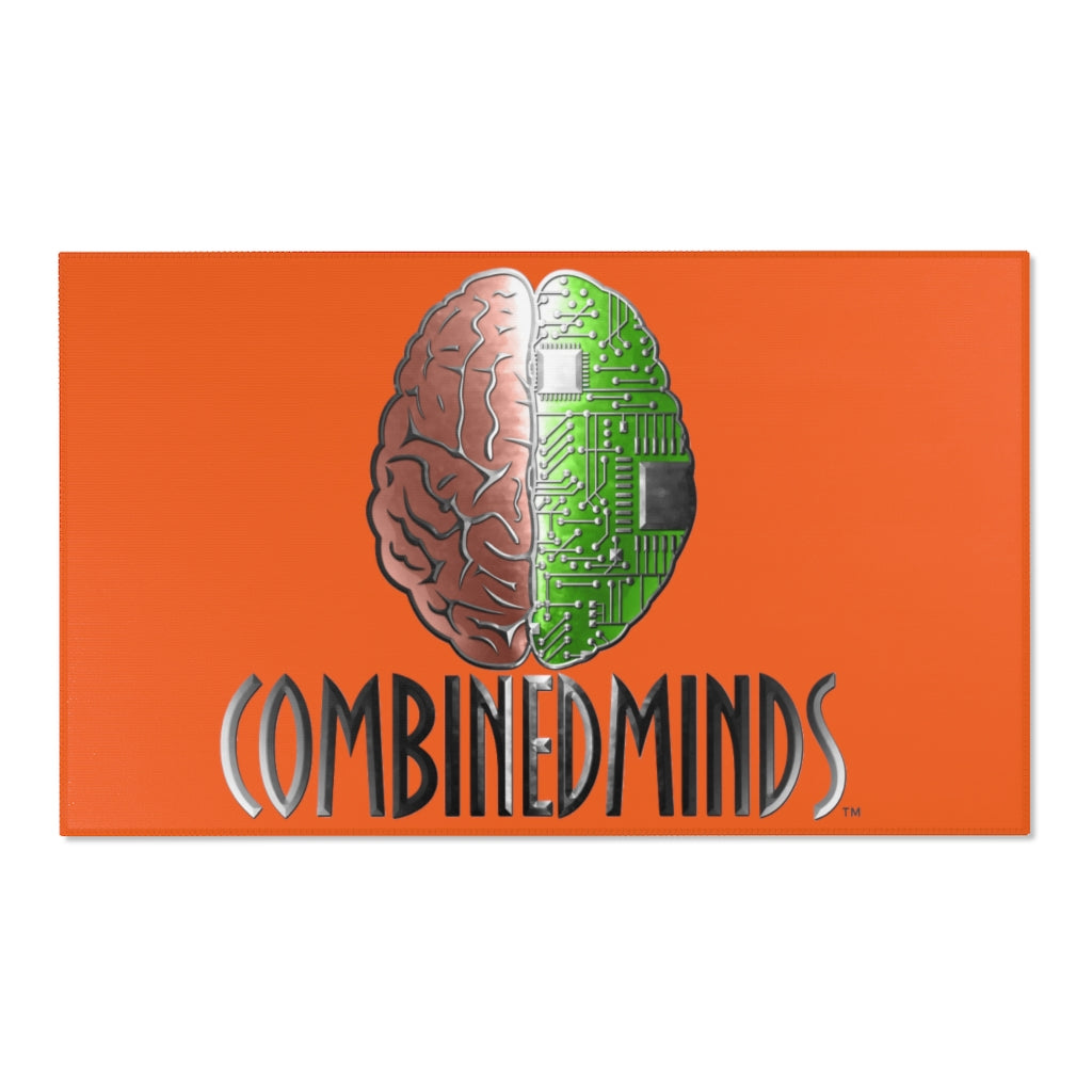 CombinedMinds Area Rugs - Color Logo Orange