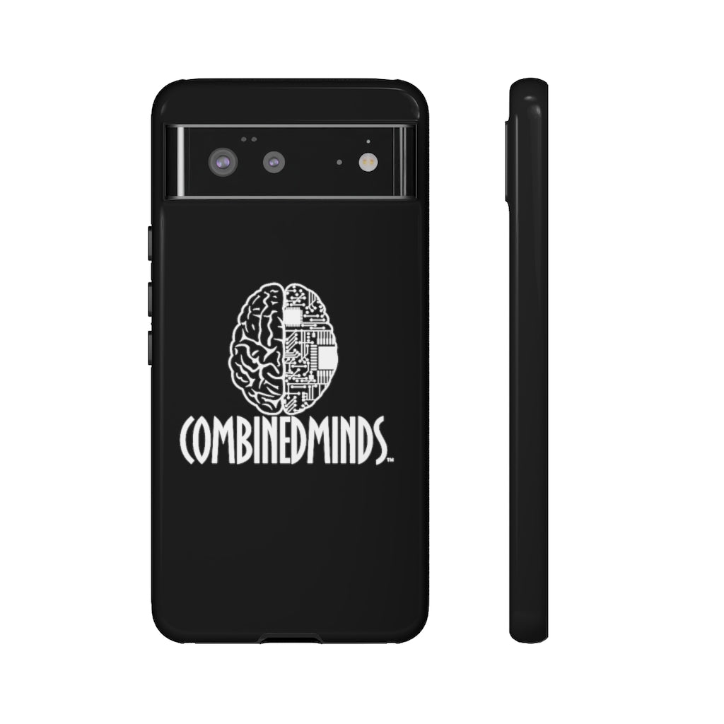 CombinedMinds Cell Phone Case- Black White Logo