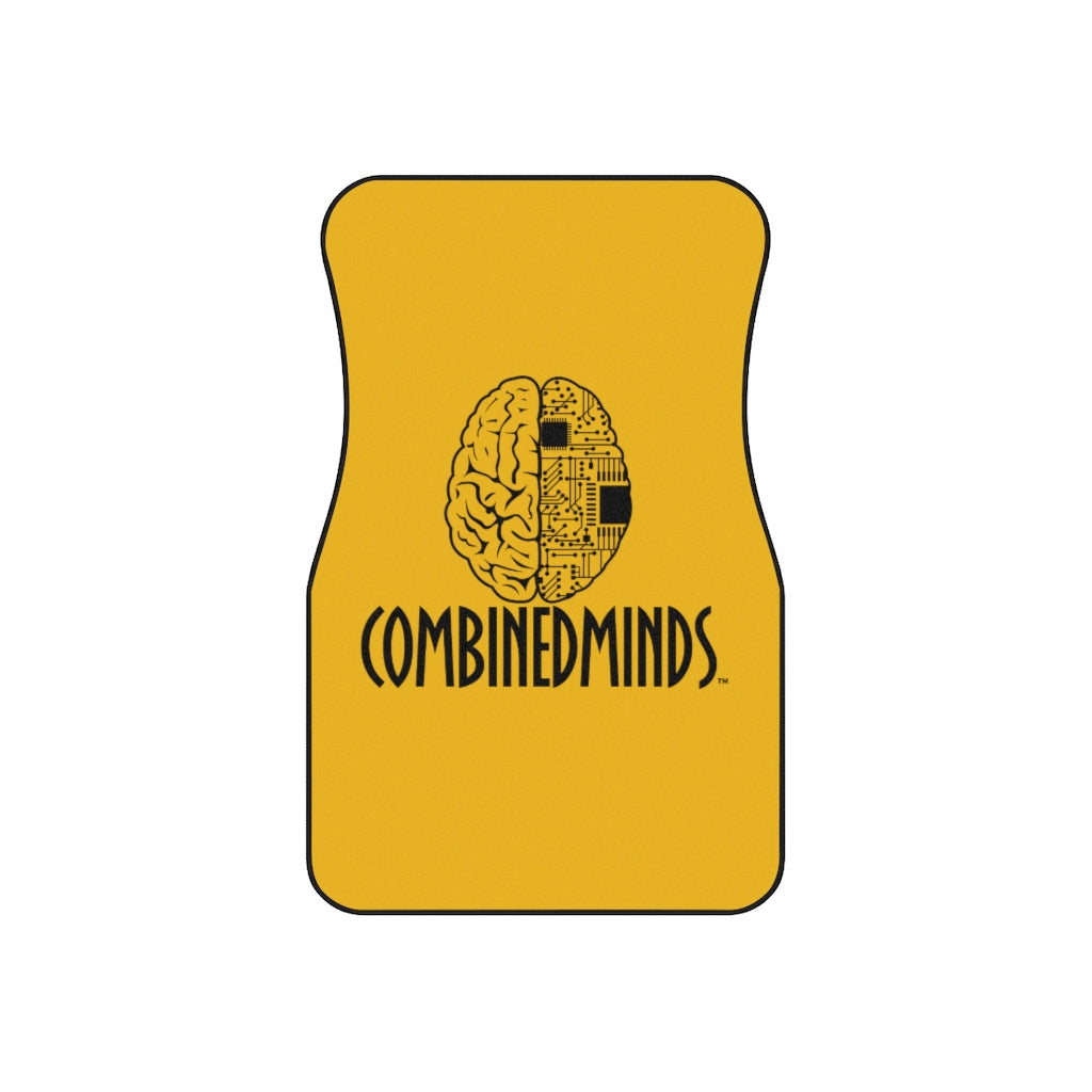 CombinedMinds Car Mats (Set of 4) - Yellow/Black
