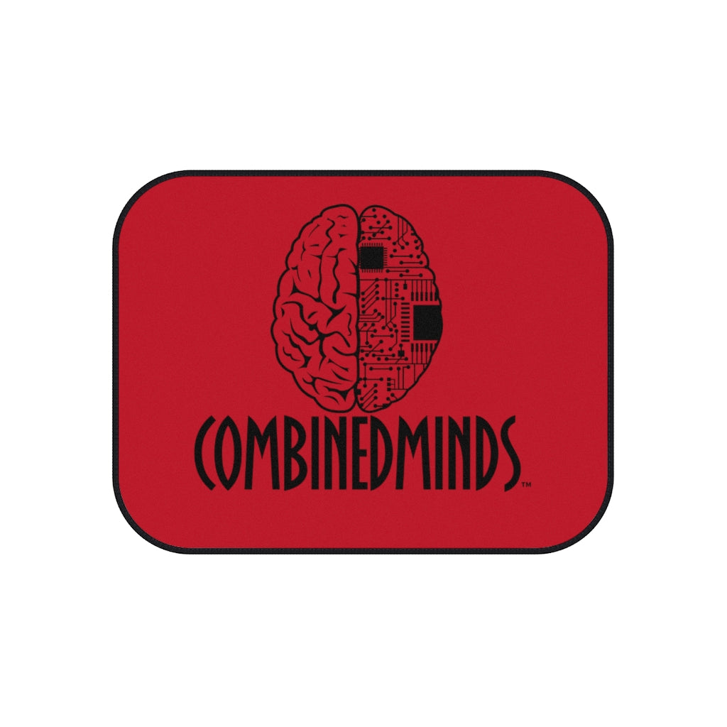 CombinedMinds Car Mats (Set of 4) - Red/Black