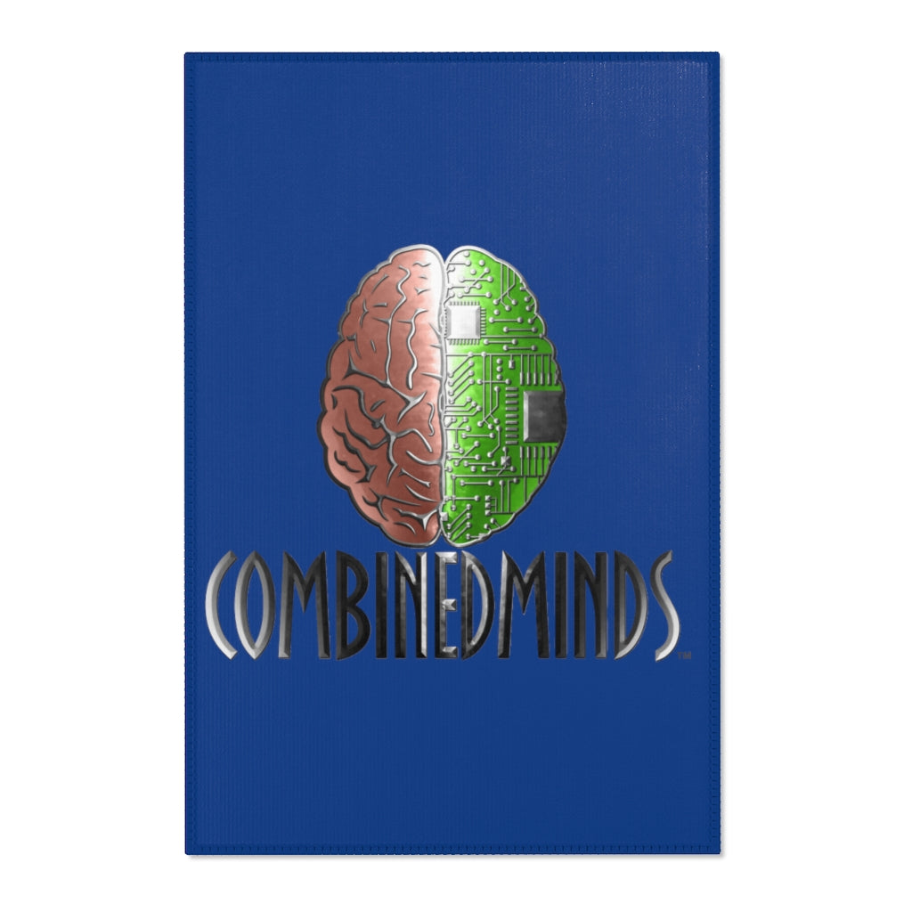 CombinedMinds Area Rugs - Color Logo Royal Blue