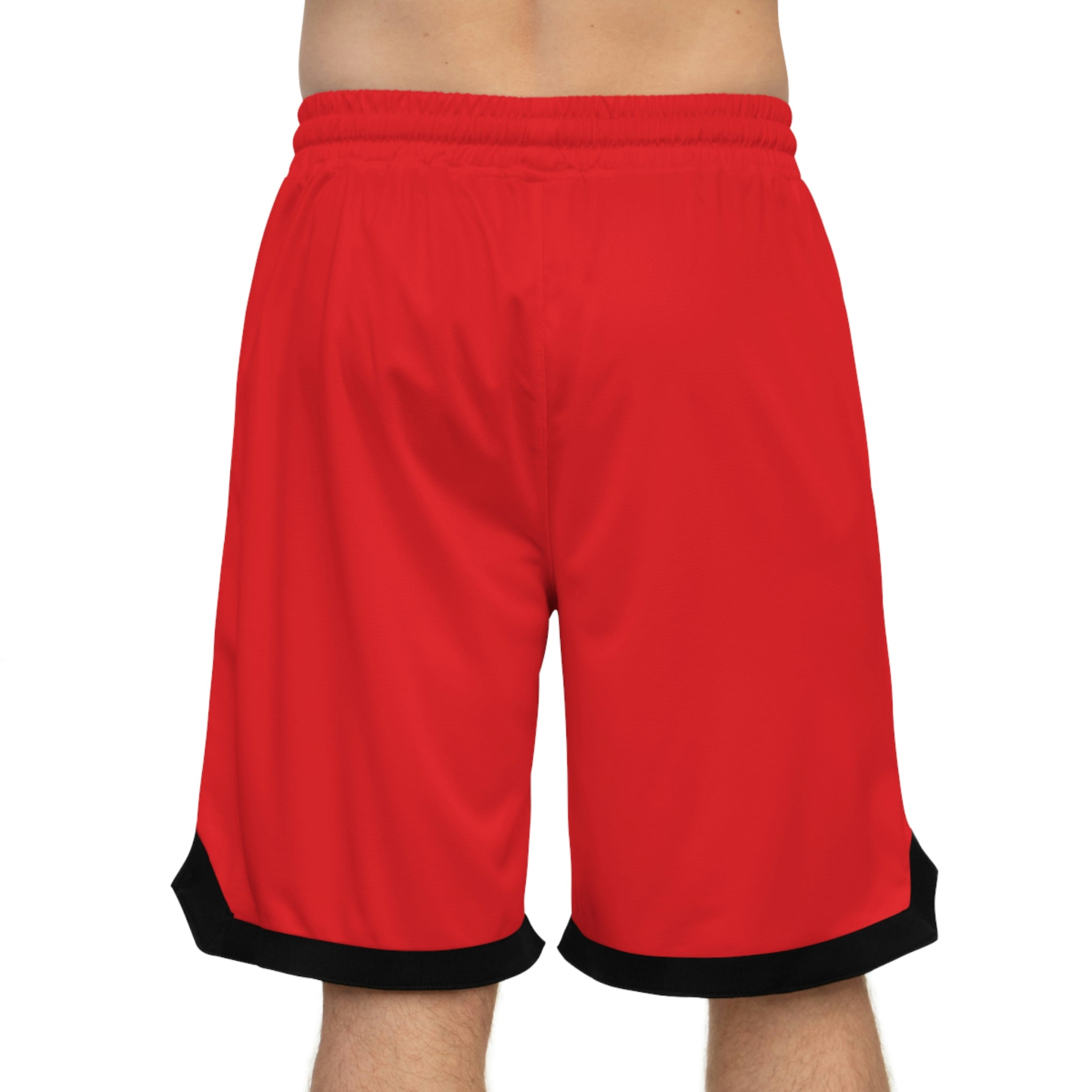Combinedminds Basketball Shorts Red/Black Logo