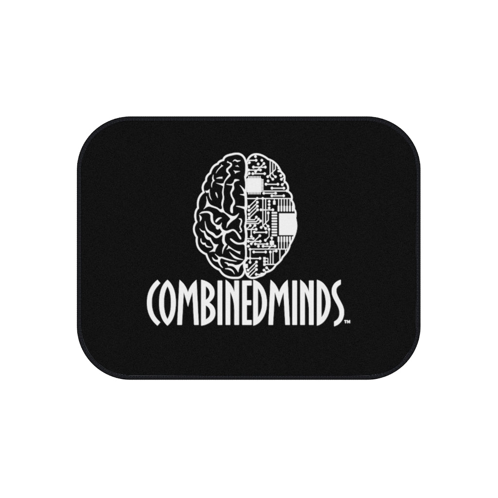 CombinedMinds Car Mats (Set of 4) - Black/White