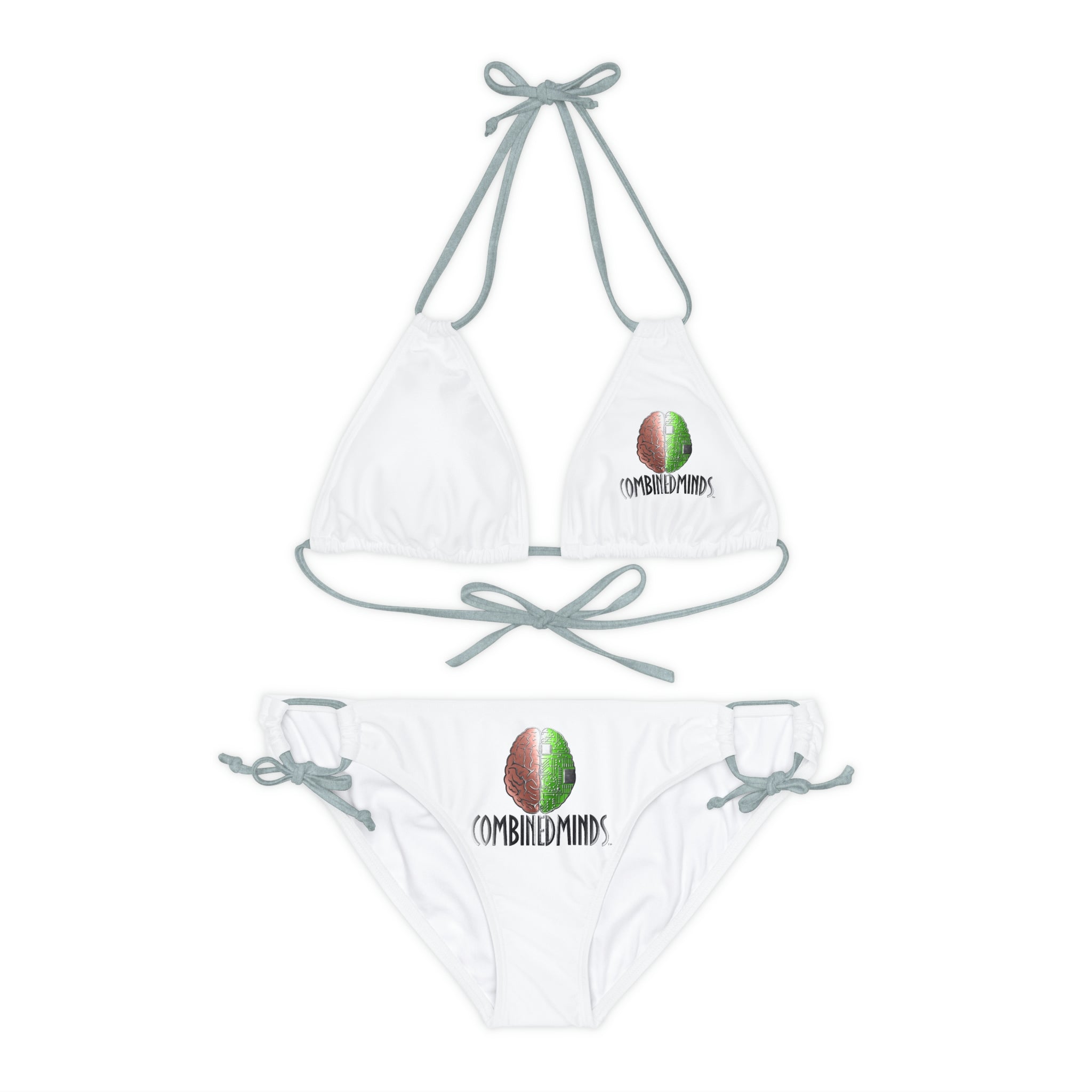 CombinedMinds Strappy Bikini Set White