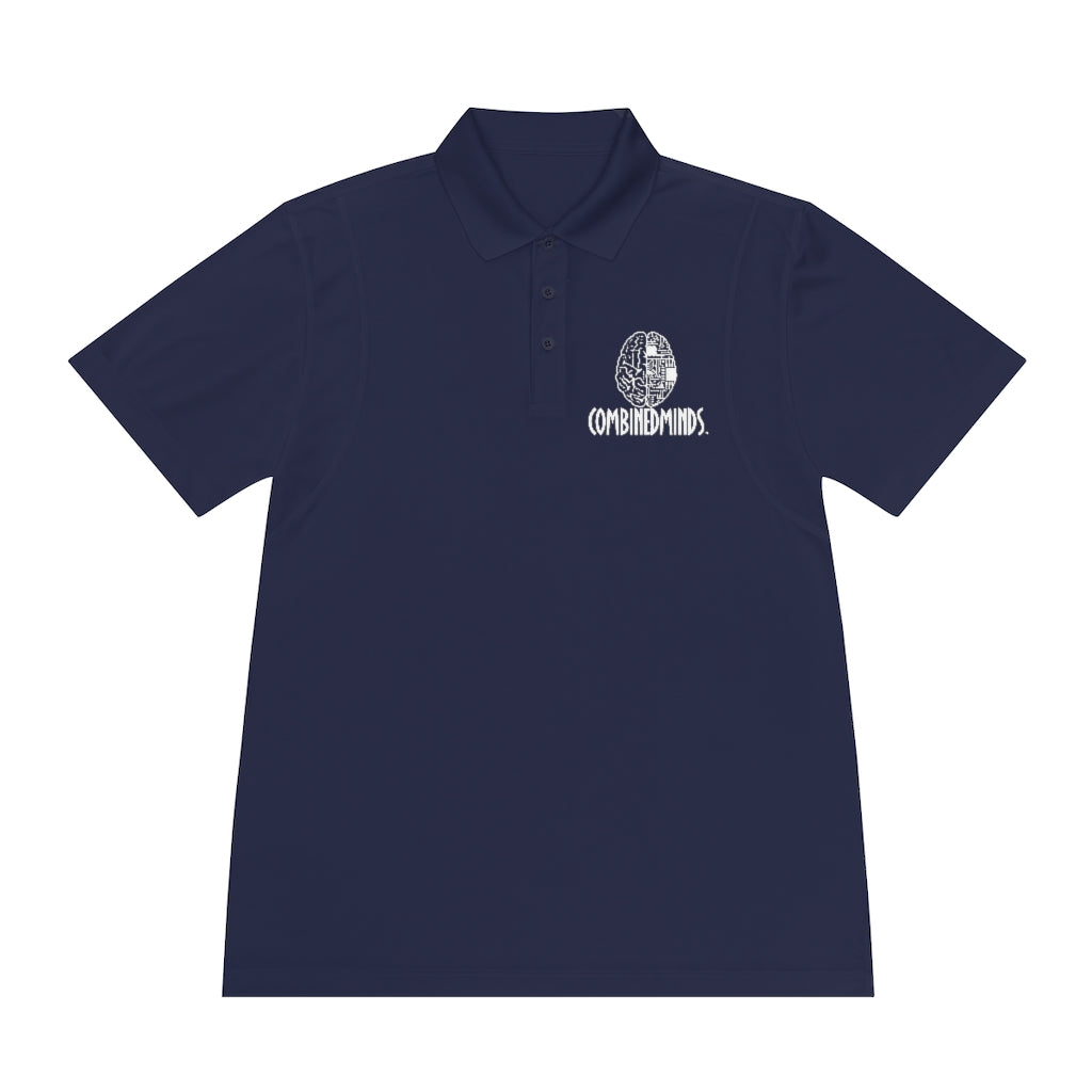 Men's Combinedminds Sport Polo Shirt White Logo