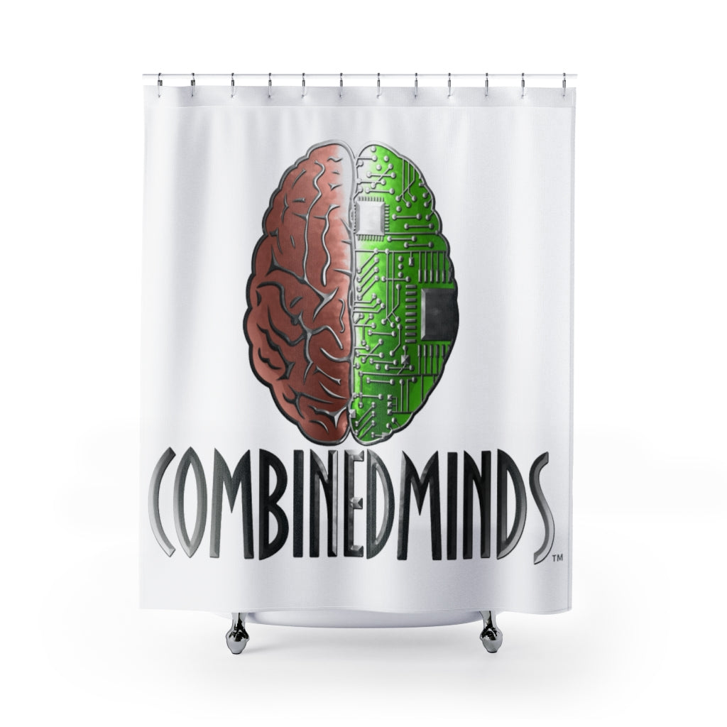 CombinedMinds Shower Curtains - Color Logo