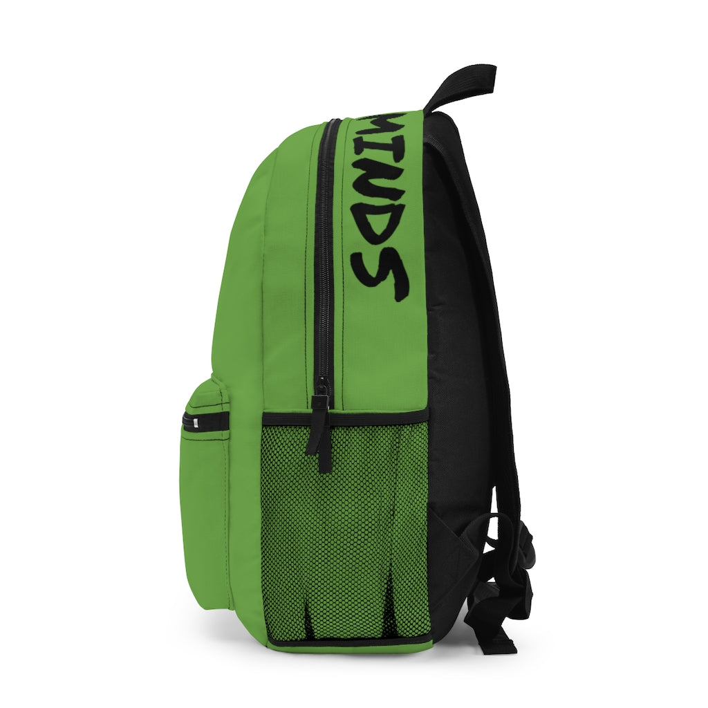 CombinedMinds Backpack - Green Black Logo