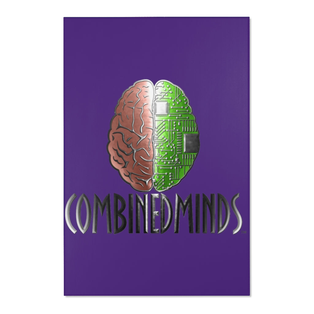CombinedMinds Area Rugs - Color Logo Purple