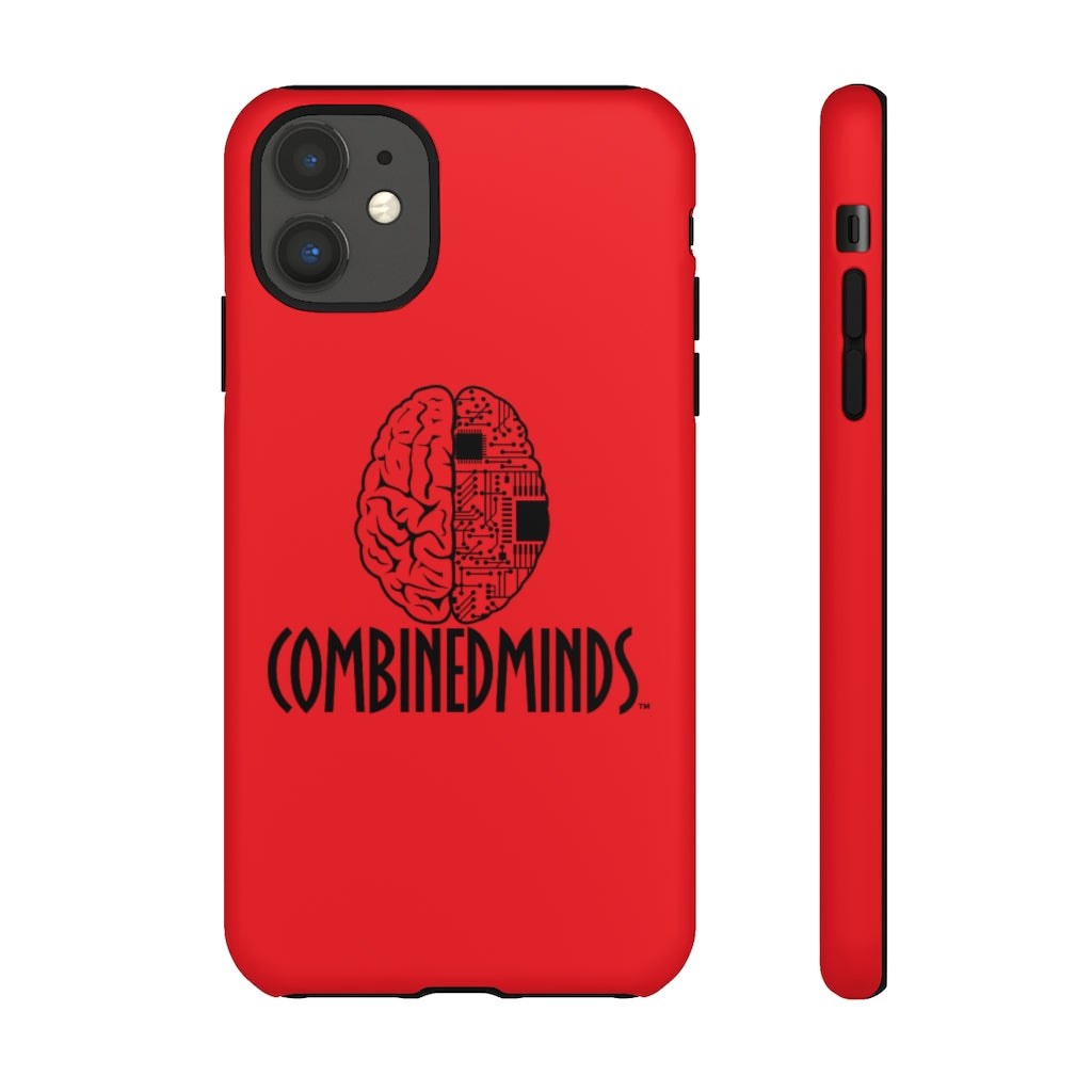 CombinedMinds Cell Phone Case - Red Black Logo