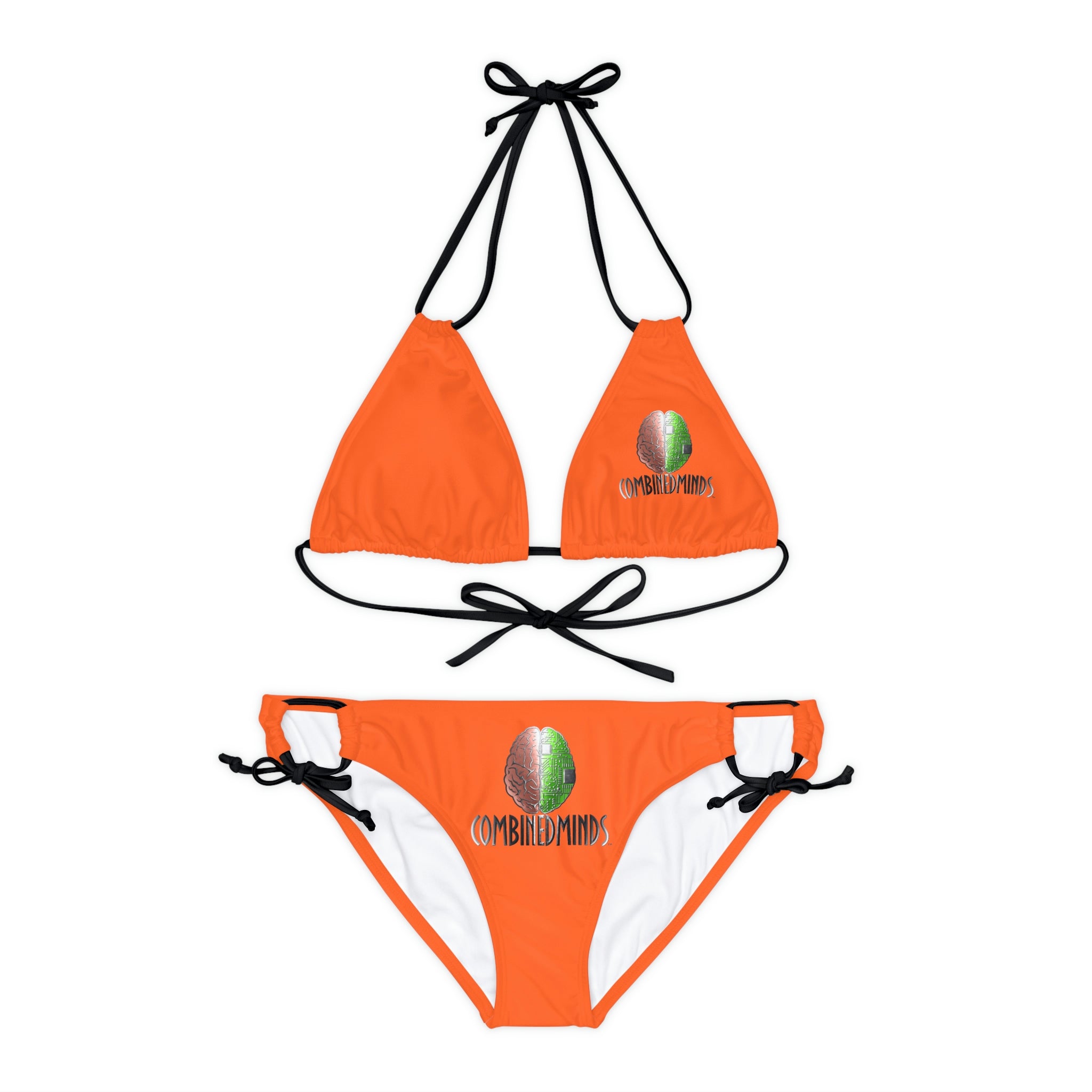 CombinedMinds Strappy Bikini Set Orange