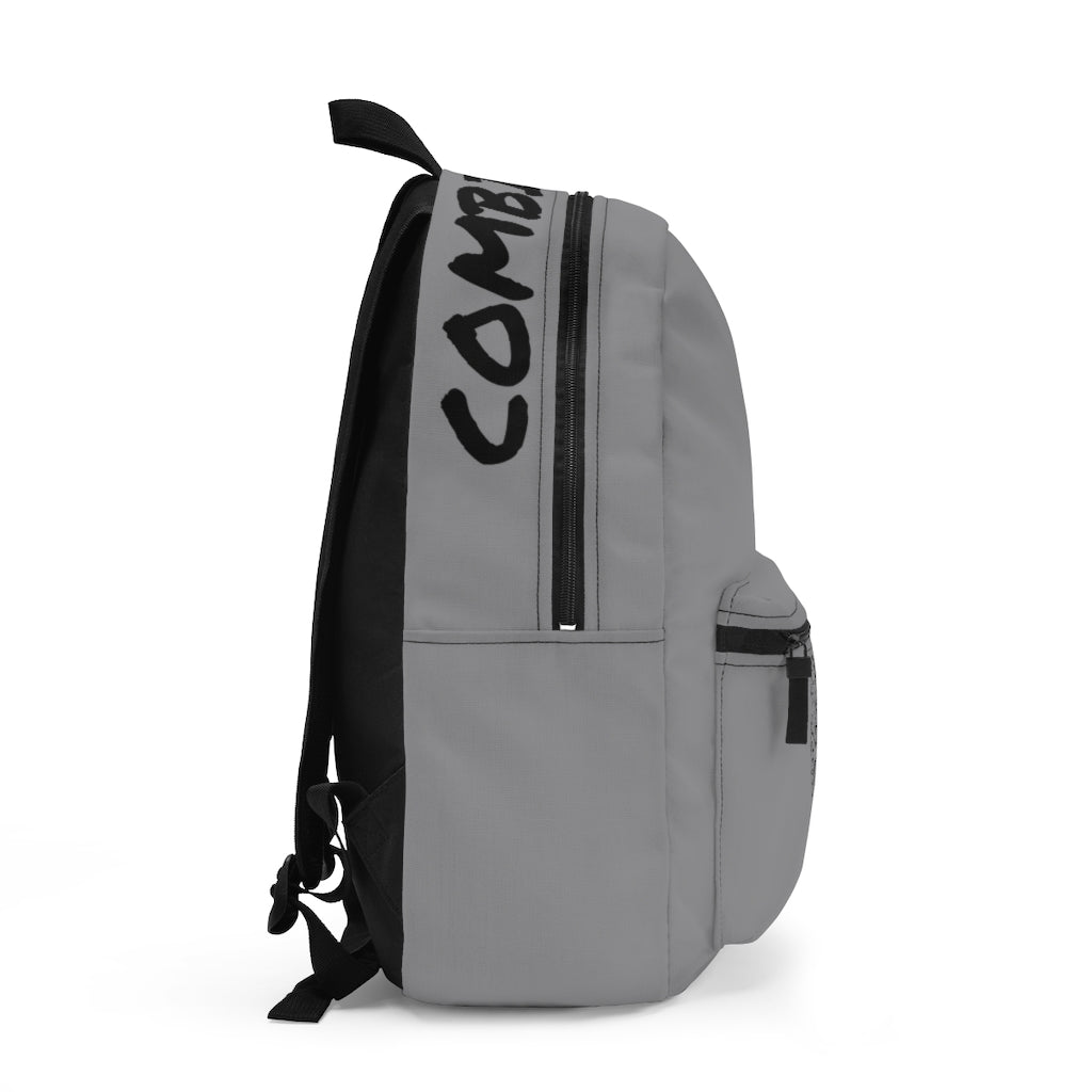CombinedMinds Backpack - Grey Black Logo
