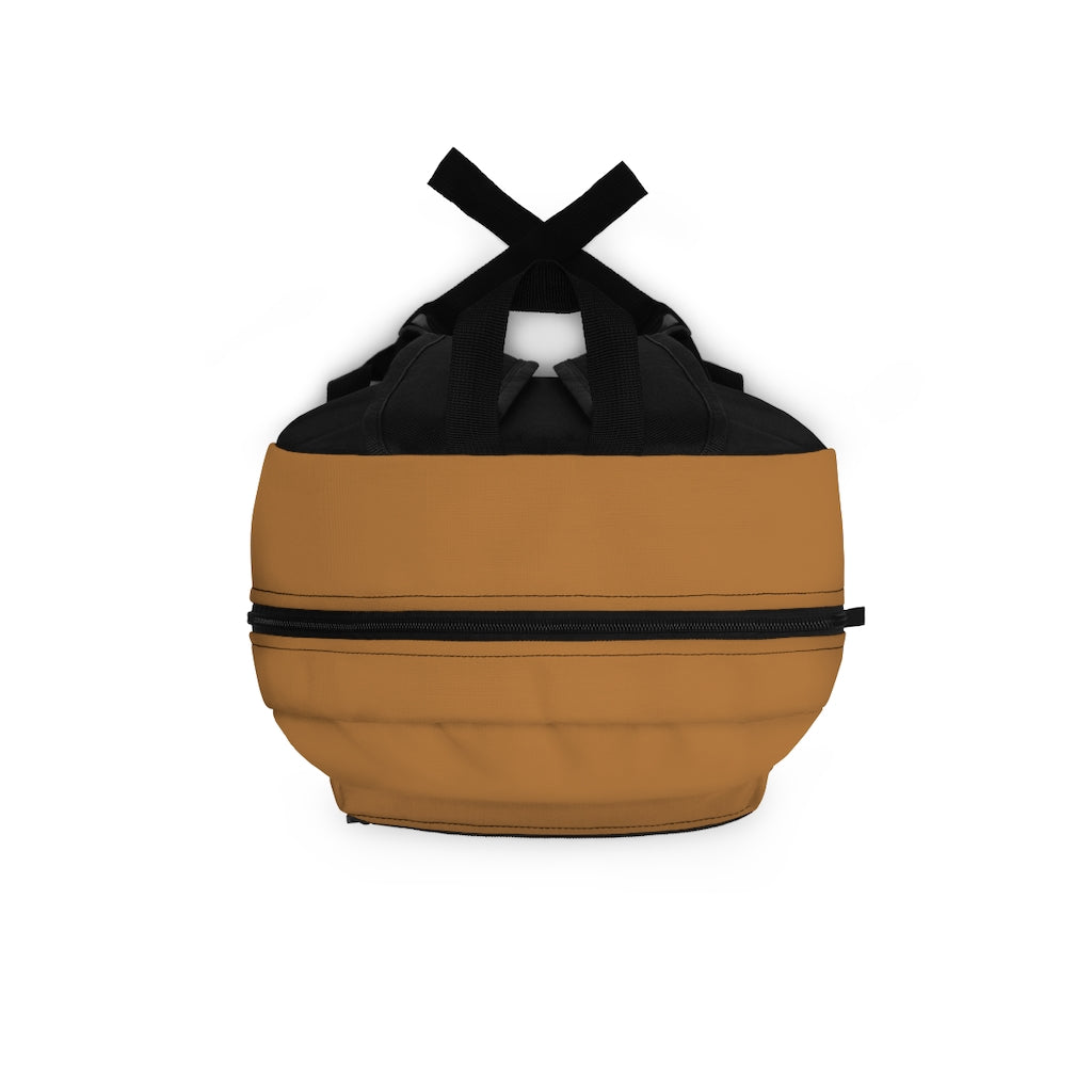 CombinedMinds Backpack - Light Brown Color Logo