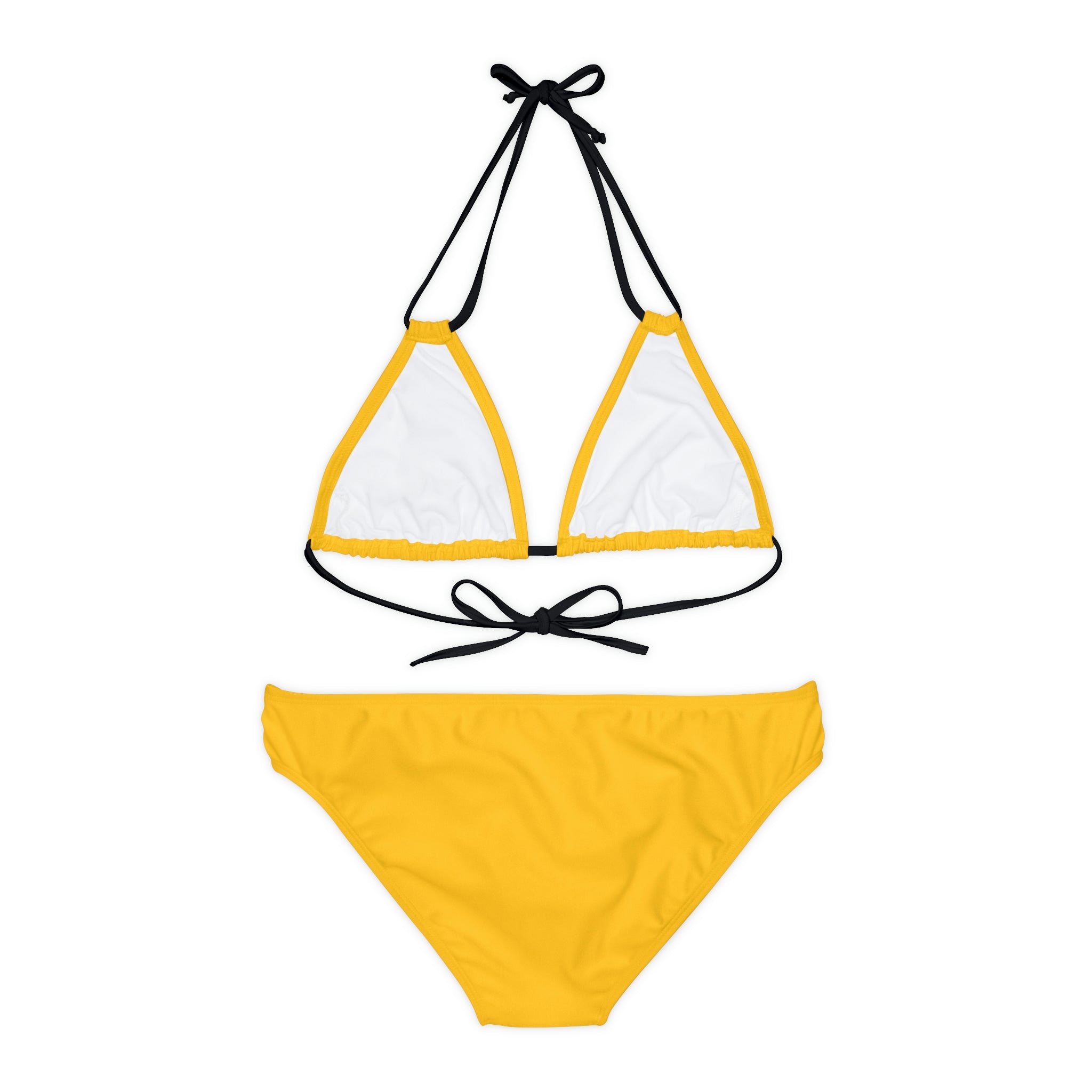 CombinedMinds Strappy Bikini Set Yellow