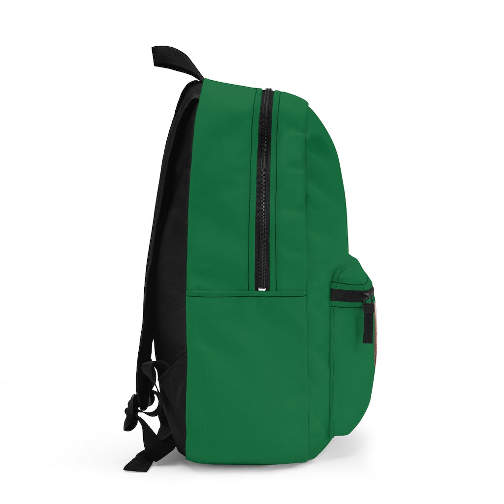 CombinedMinds Backpack - Dark Green Color Logo