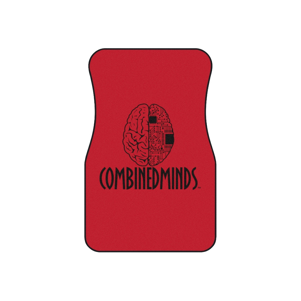 CombinedMinds Car Mats (Set of 4) - Red/Black