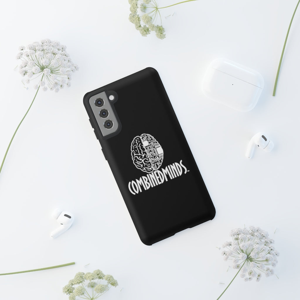 CombinedMinds Cell Phone Case- Black White Logo