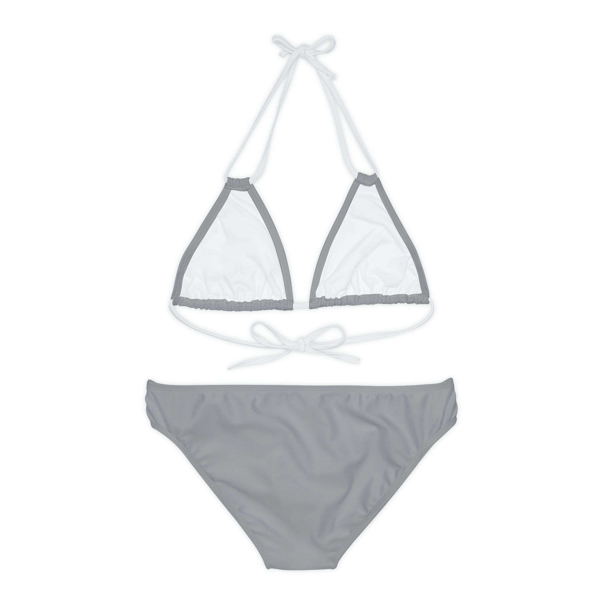 CombinedMinds Strappy Bikini Set Grey