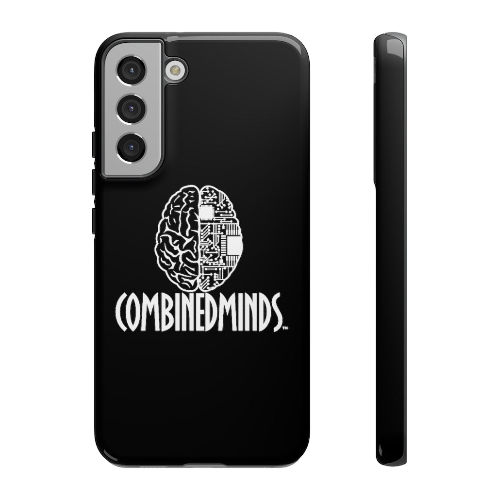 CombinedMinds Cell Phone Case- Black White Logo