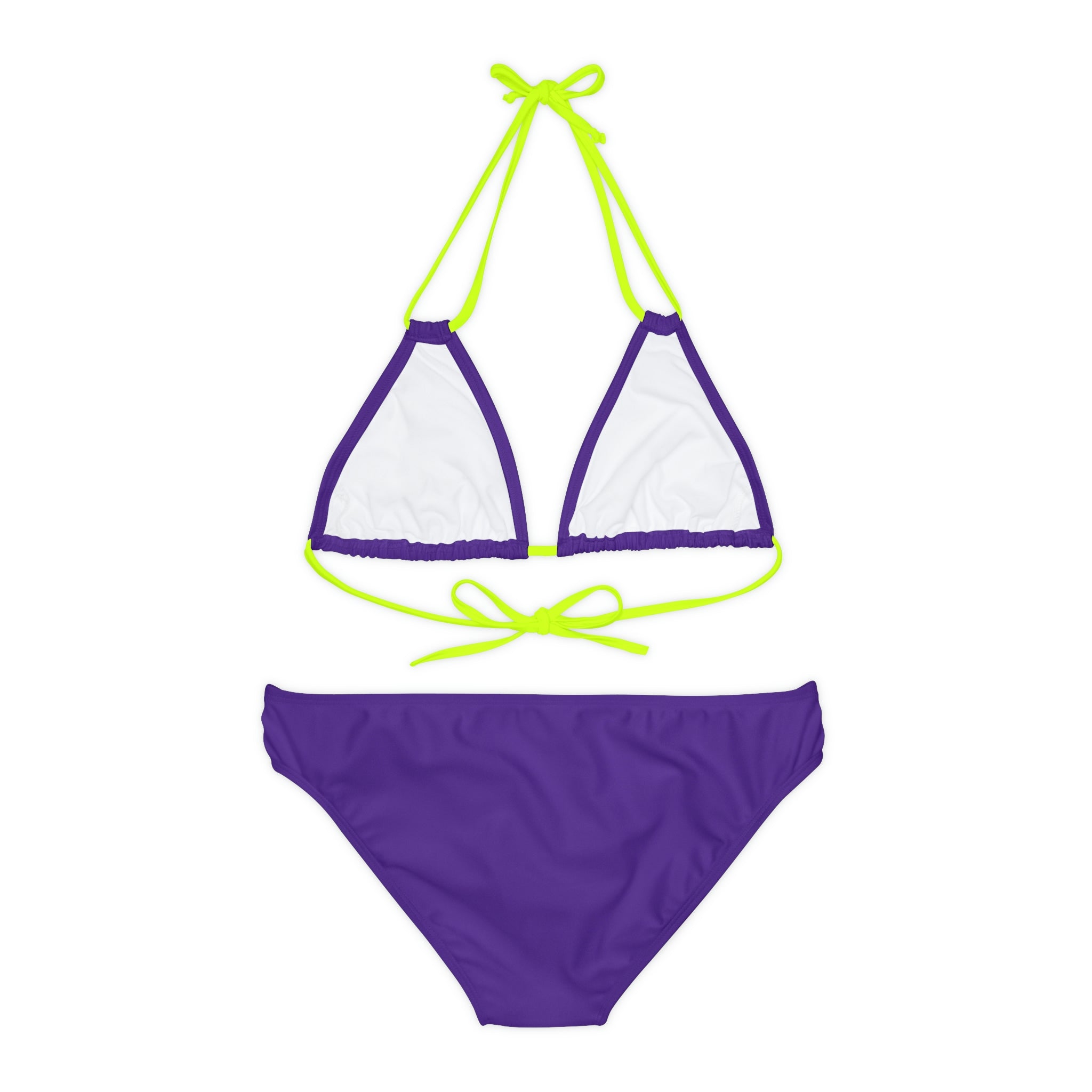 CombinedMinds Strappy Bikini Set Purple