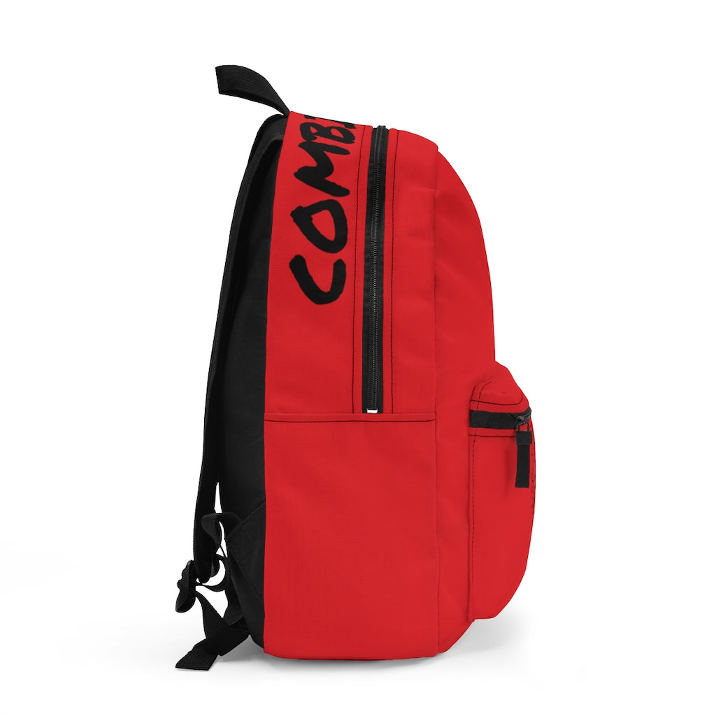 CombinedMinds Backpack - Red Black Logo