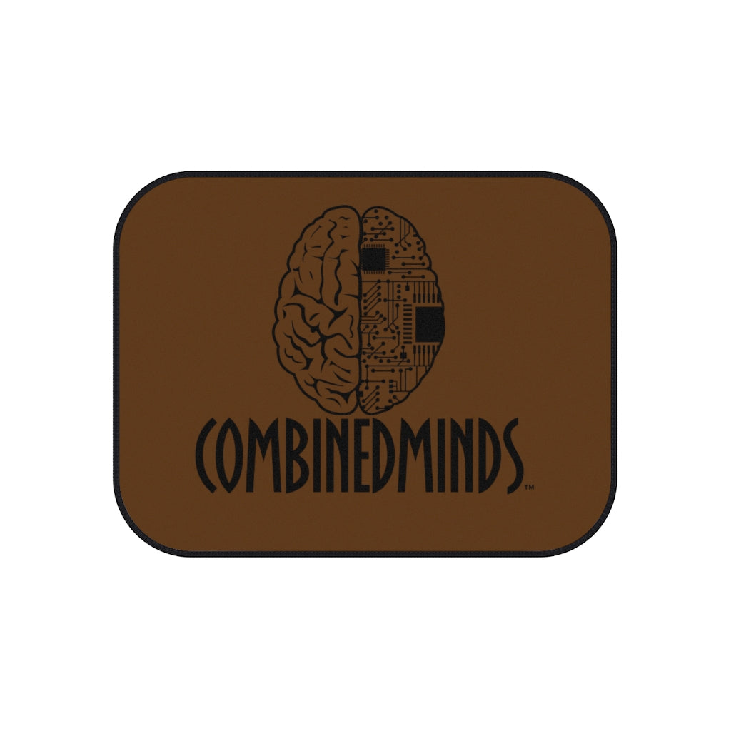 CombinedMinds Car Mats (Set of 4) - Brown/Black
