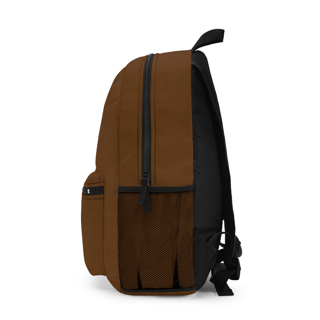 CombinedMinds Backpack - Dark Brown Color Logo