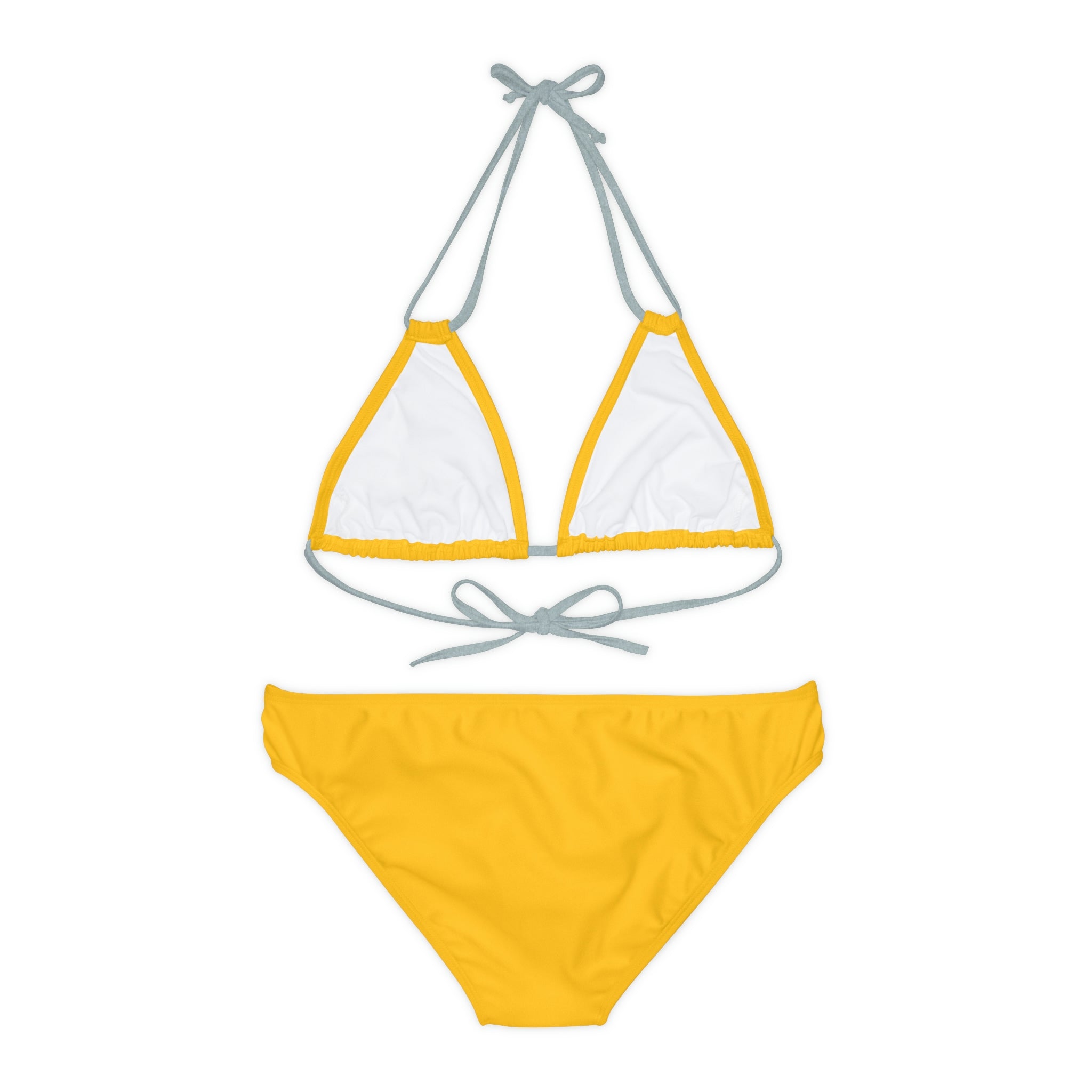 CombinedMinds Strappy Bikini Set Yellow