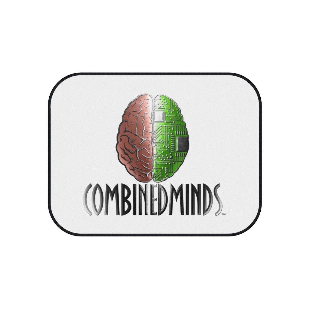 CombinedMinds Car Mats (Set of 4)- White/Multi