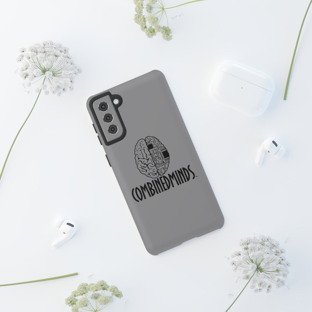 CombinedMinds Cell Phone Case - White Black Logo