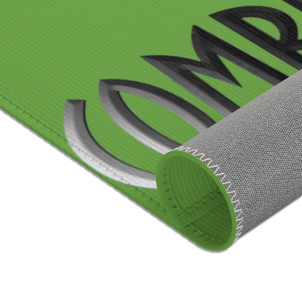 CombinedMinds Area Rugs - Color Logo Green