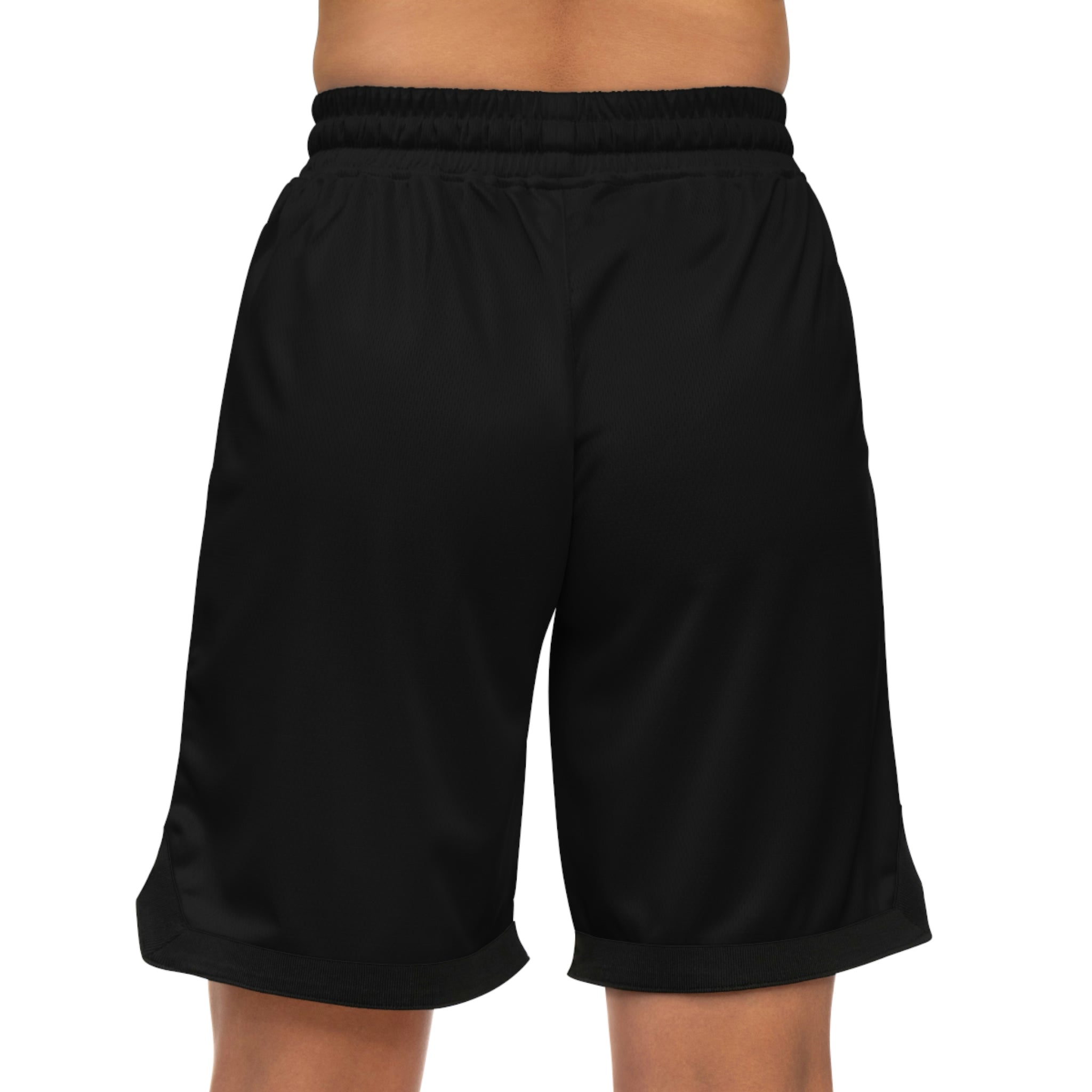 Combinedminds Basketball Shorts Black Color Logo
