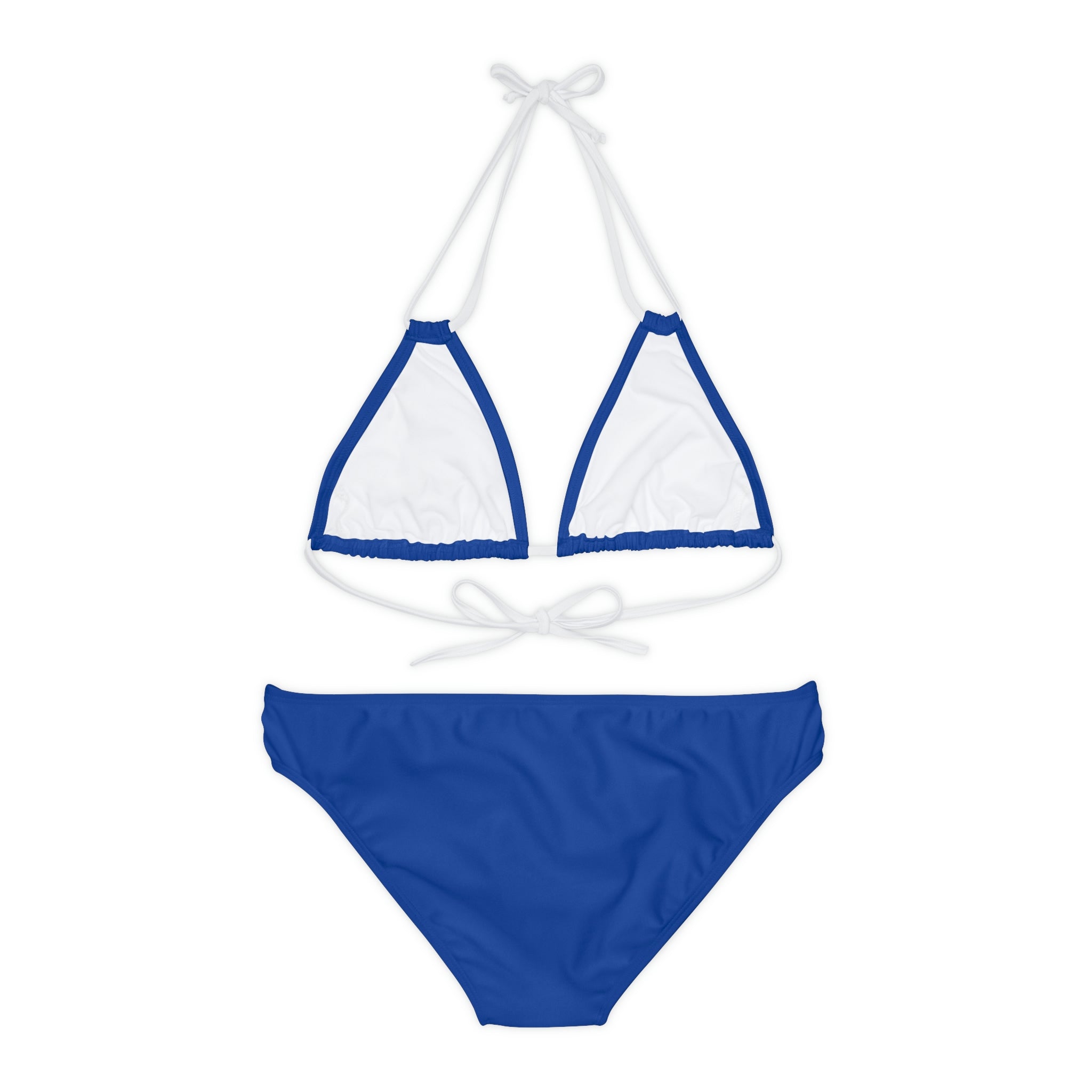 CombinedMinds Strappy Bikini Set Royal Blue