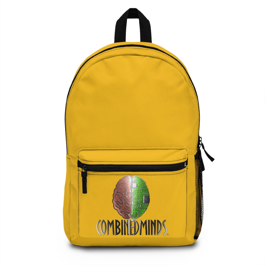 CombinedMinds Backpack - Yellow Color Logo