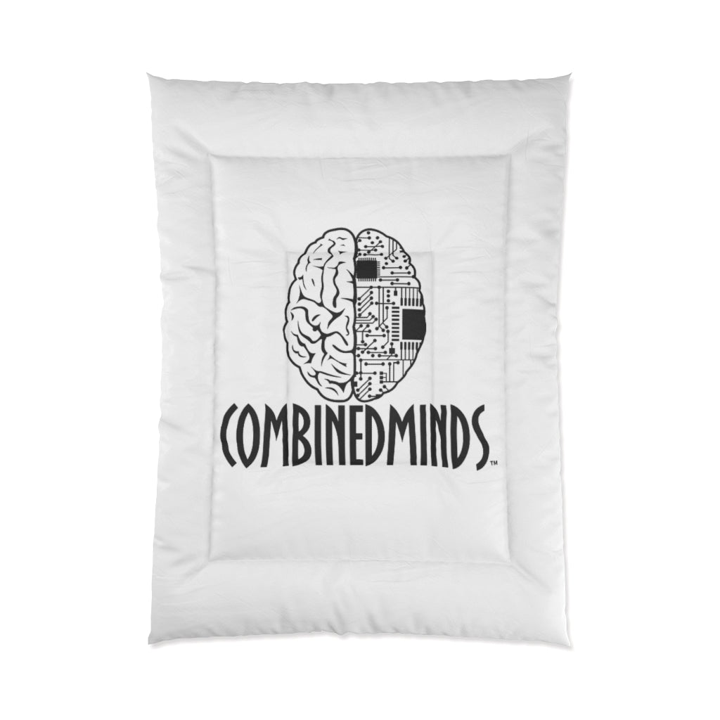 CombinedMinds Comforter - Blk Logo