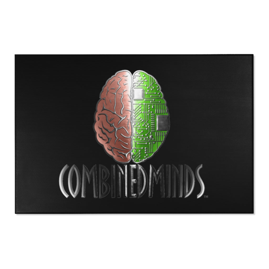 CombinedMinds Area Rugs - Color Logo Black
