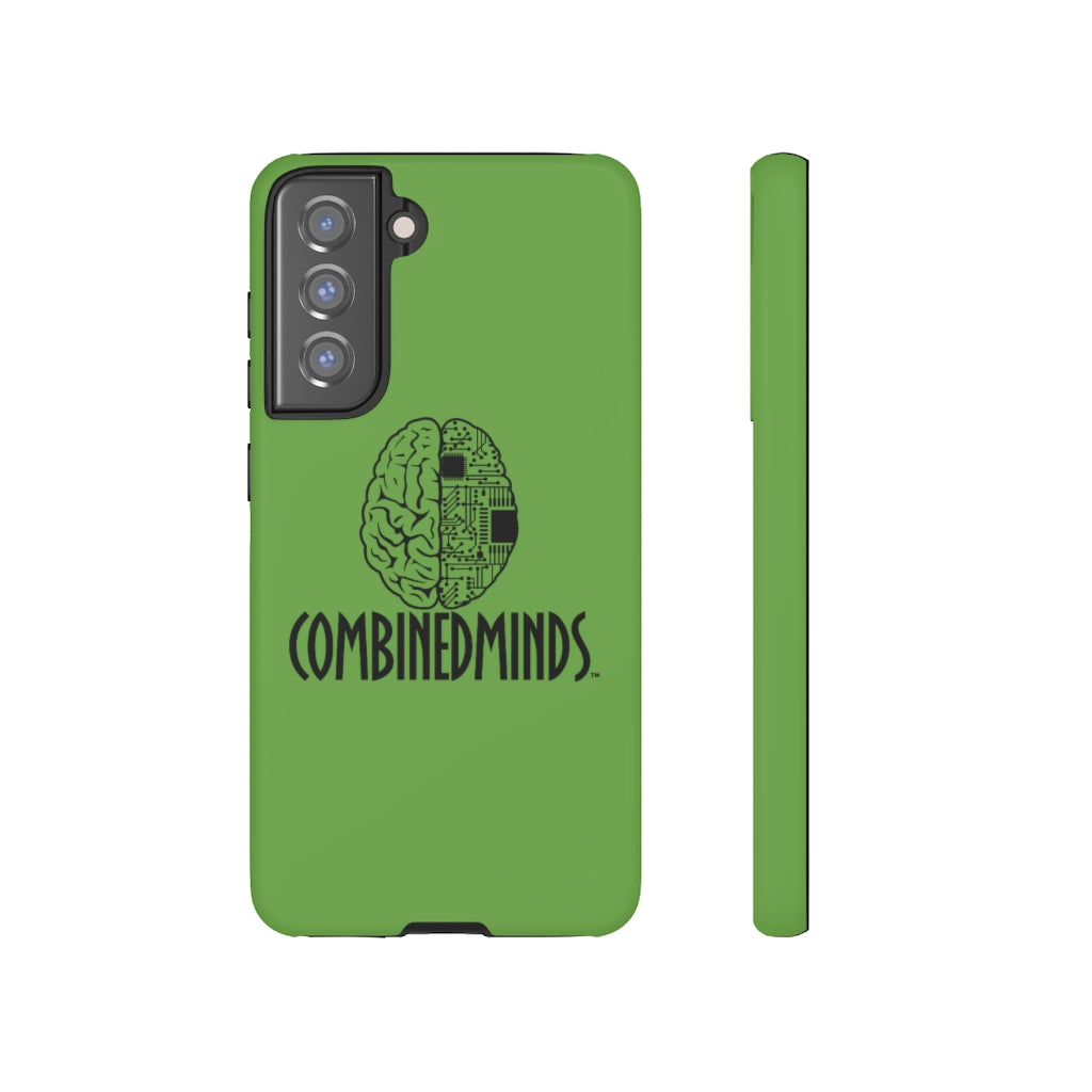 CombinedMinds Cell Phone Case -Green Black Logo