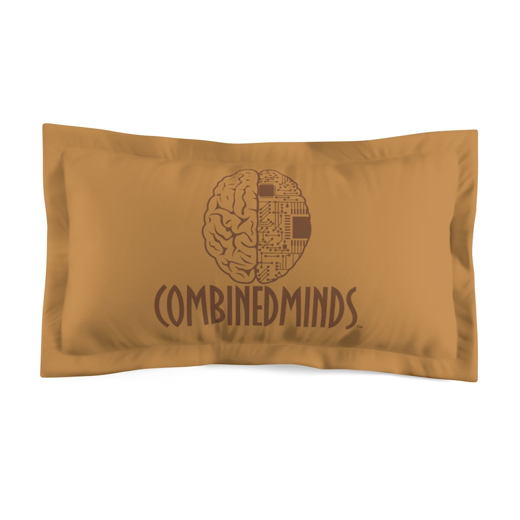 CombinedMinds Microfiber Pillow Sham - Chocolate
